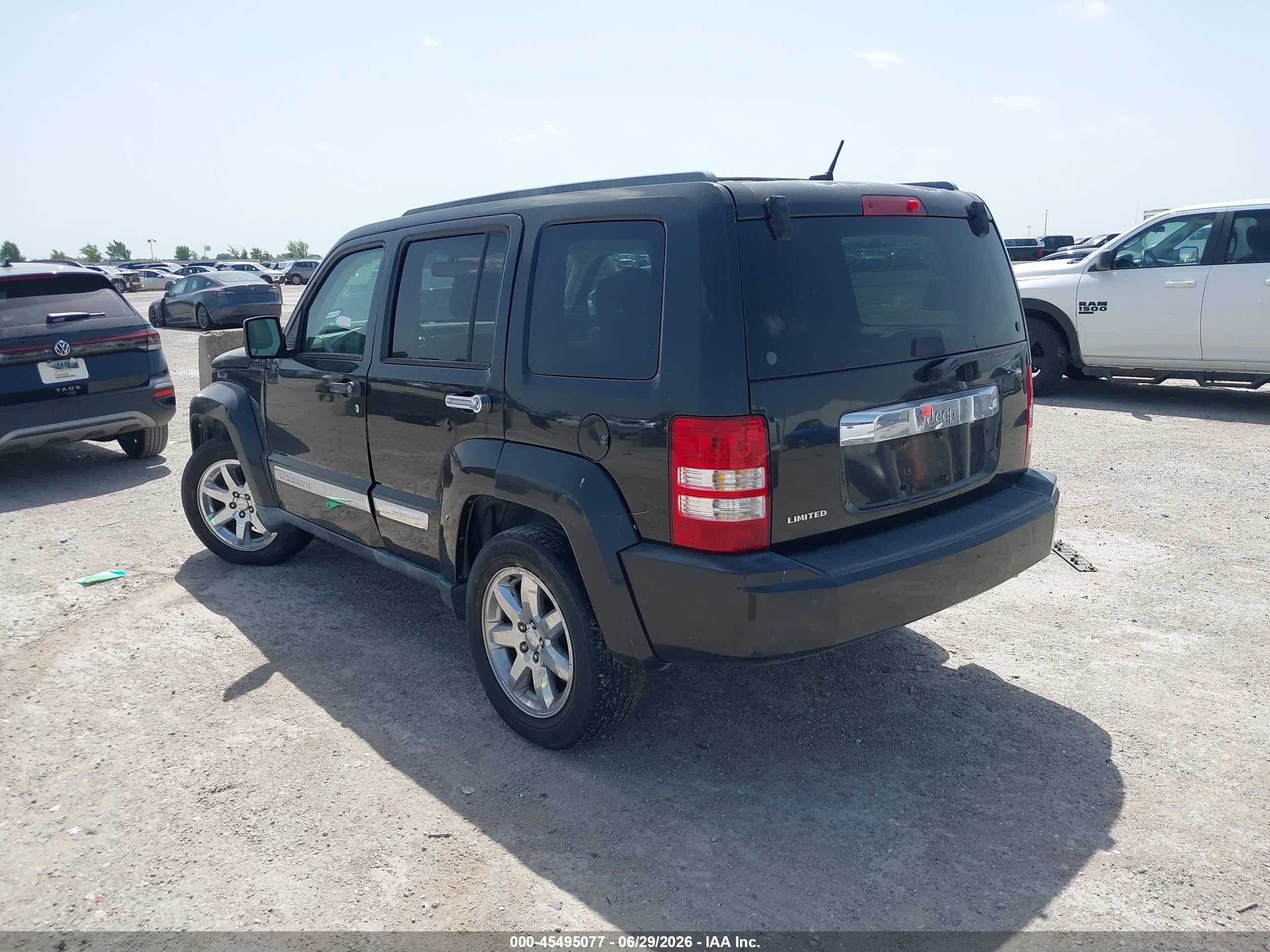 2010 Jeep Liberty Limited Black vin: 1J4PP5GK5AW164643