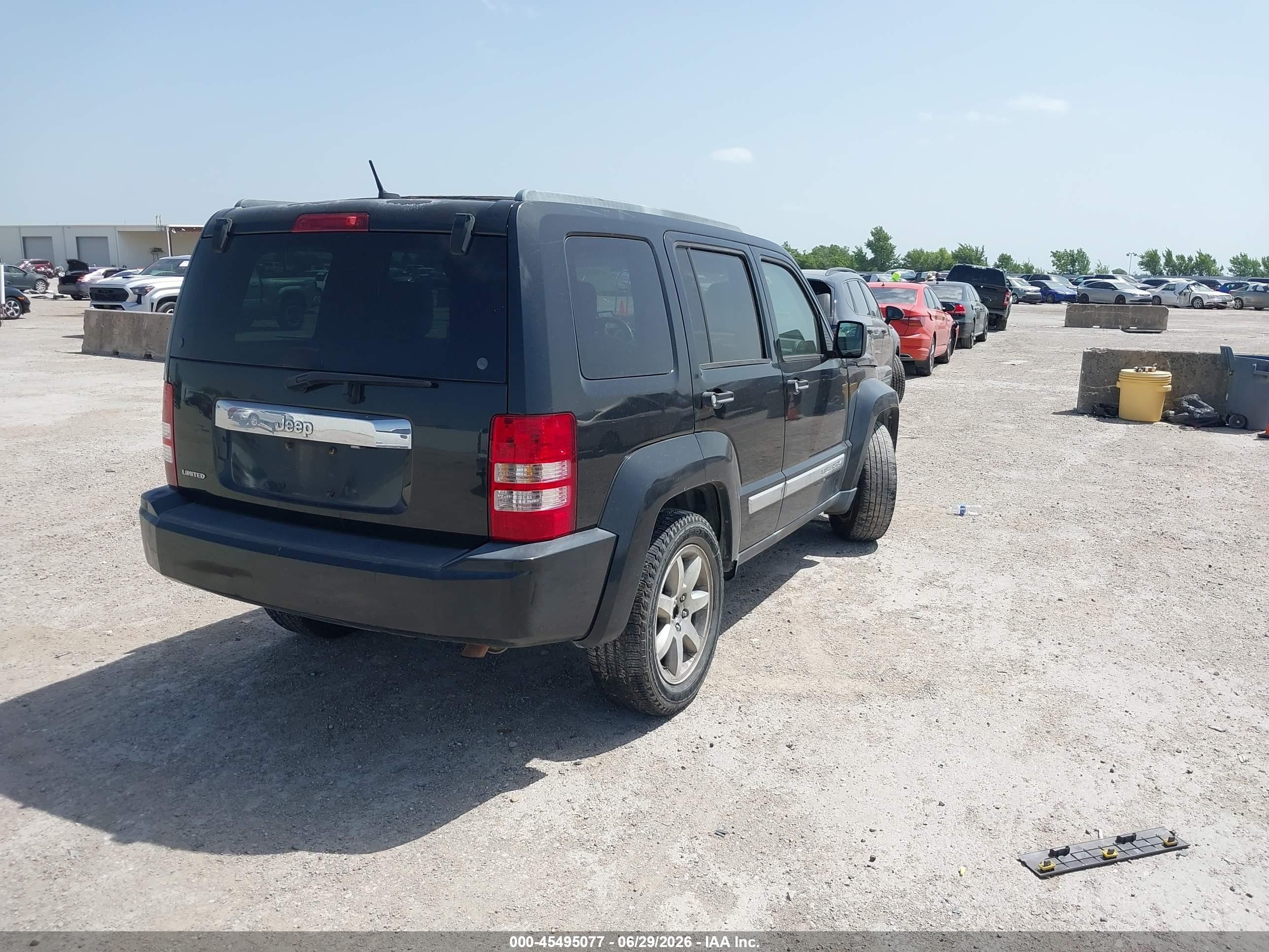 2010 Jeep Liberty Limited Black vin: 1J4PP5GK5AW164643