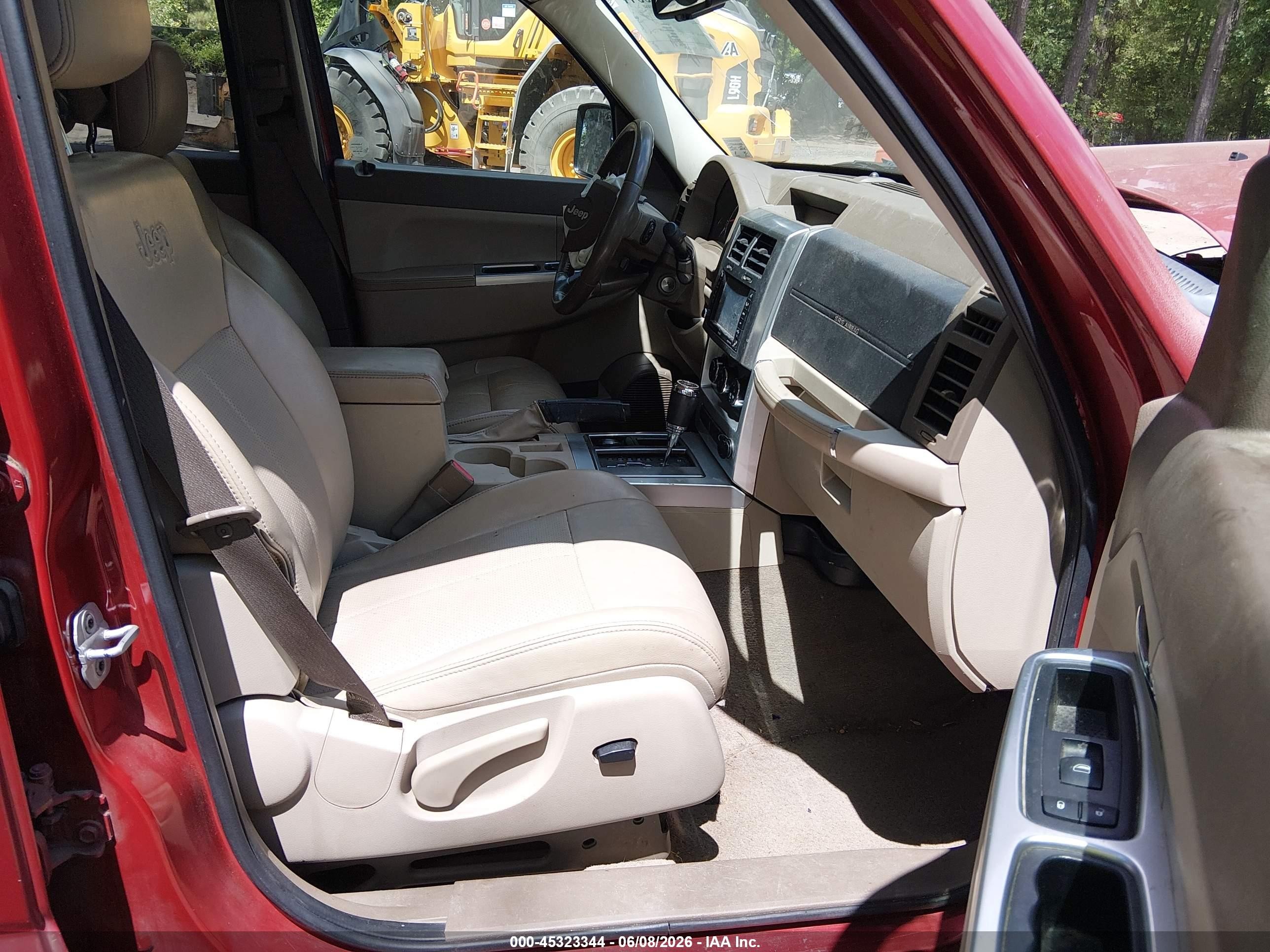 2010 Jeep Liberty Limited Red vin: 1J4PP5GK6AW168880