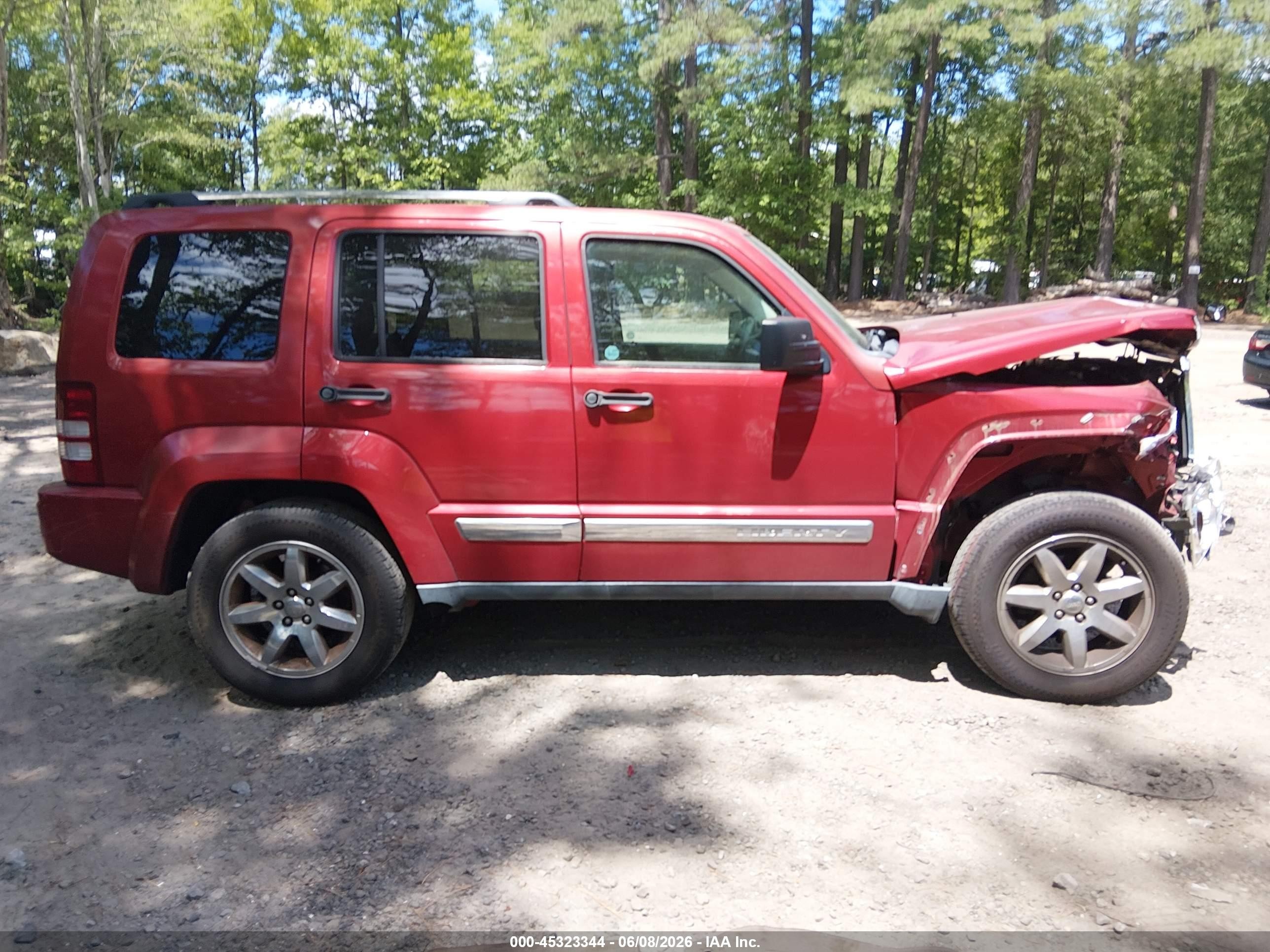 2010 Jeep Liberty Limited Red vin: 1J4PP5GK6AW168880