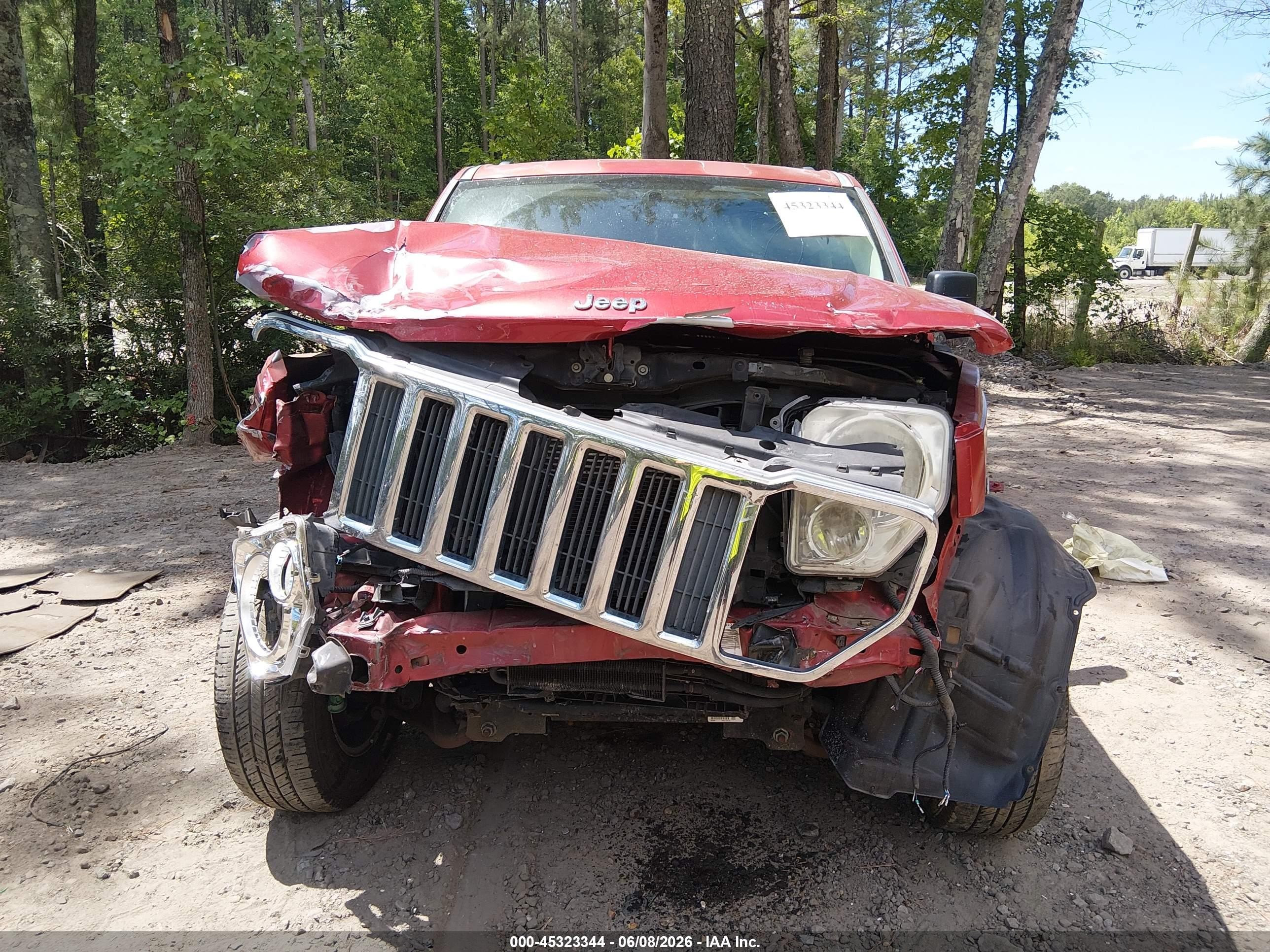 2010 Jeep Liberty Limited Red vin: 1J4PP5GK6AW168880