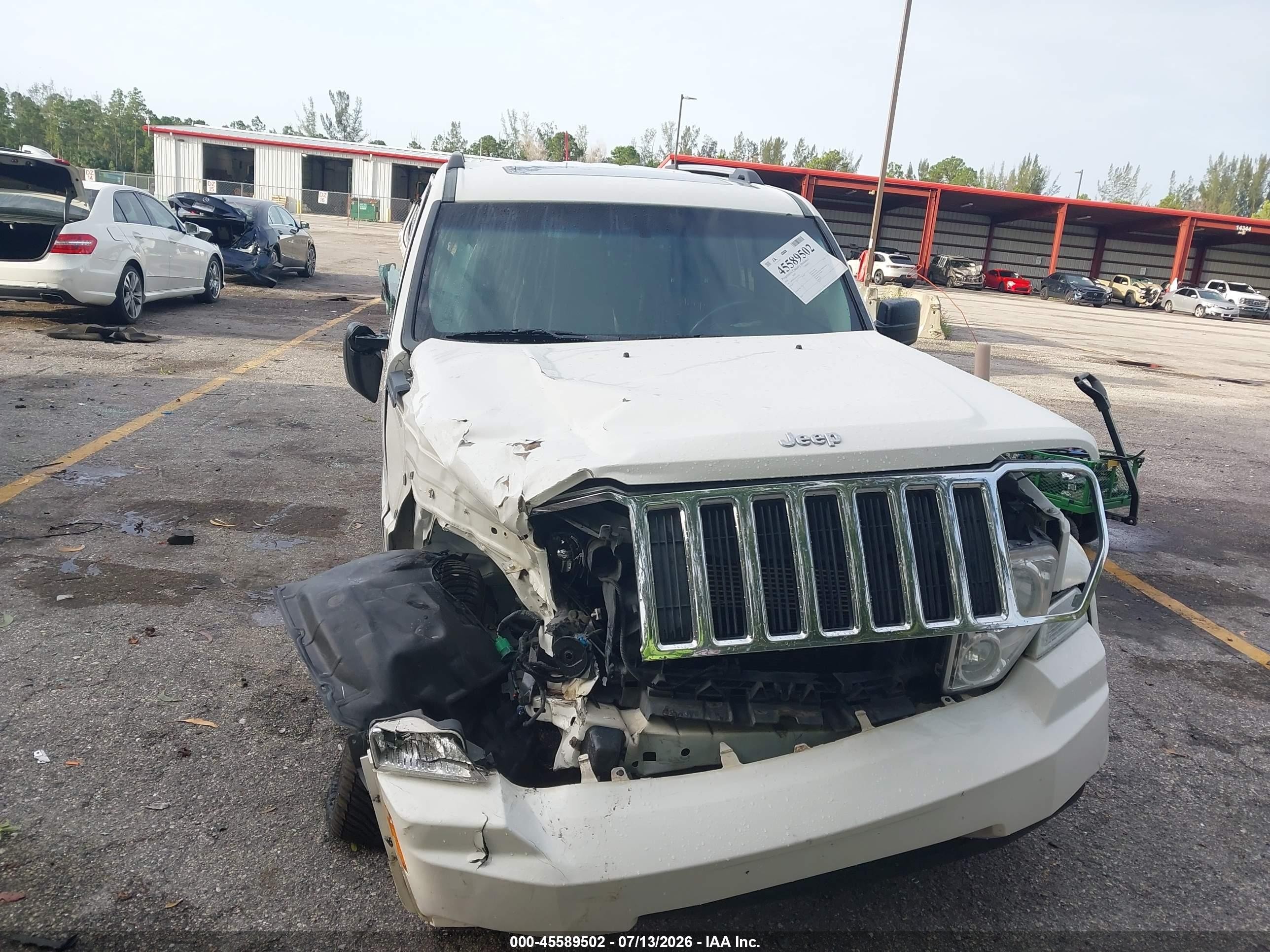 2010 Jeep Liberty Limited White vin: 1J4PP5GK7AW170220