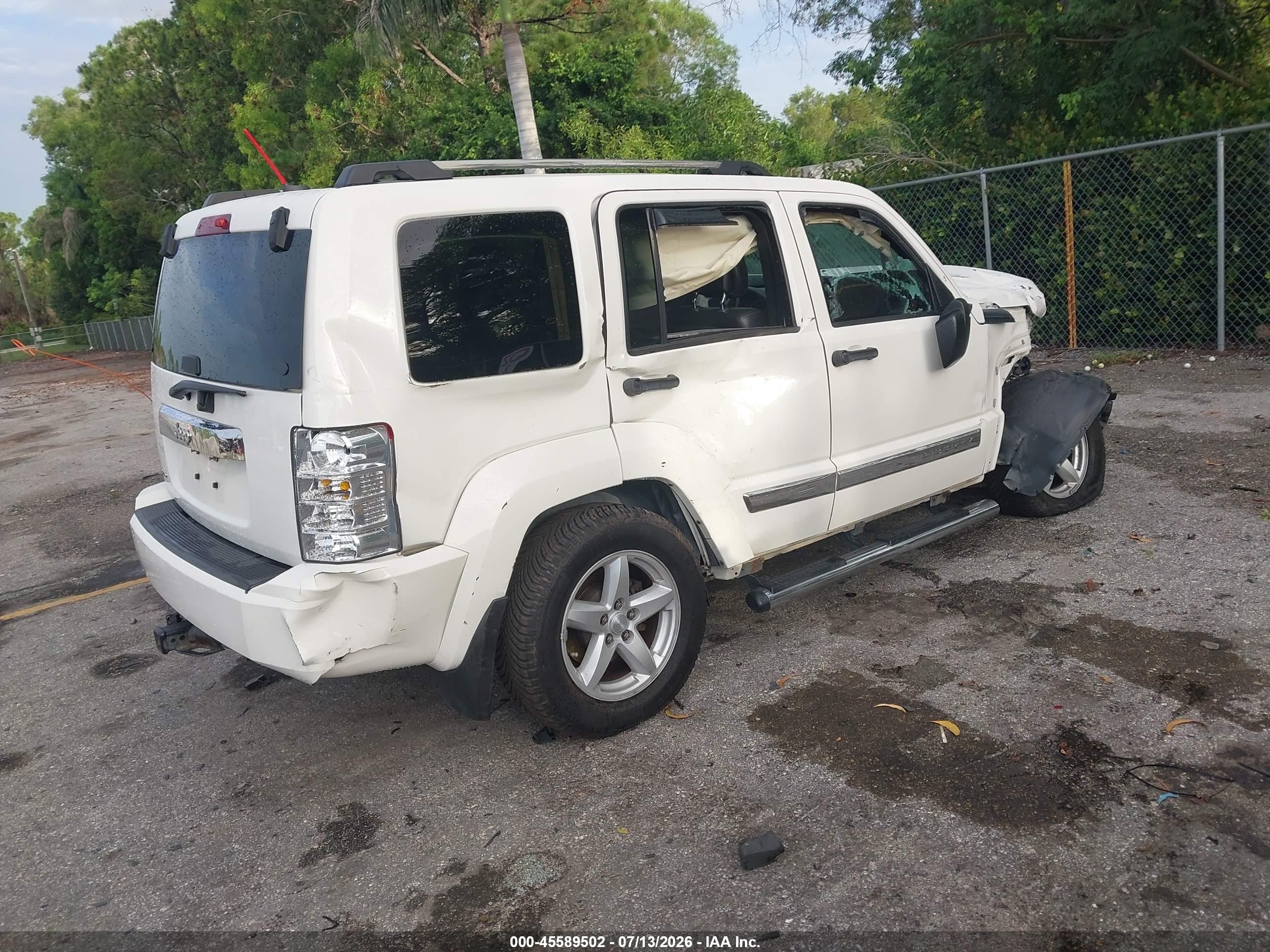 2010 Jeep Liberty Limited White vin: 1J4PP5GK7AW170220