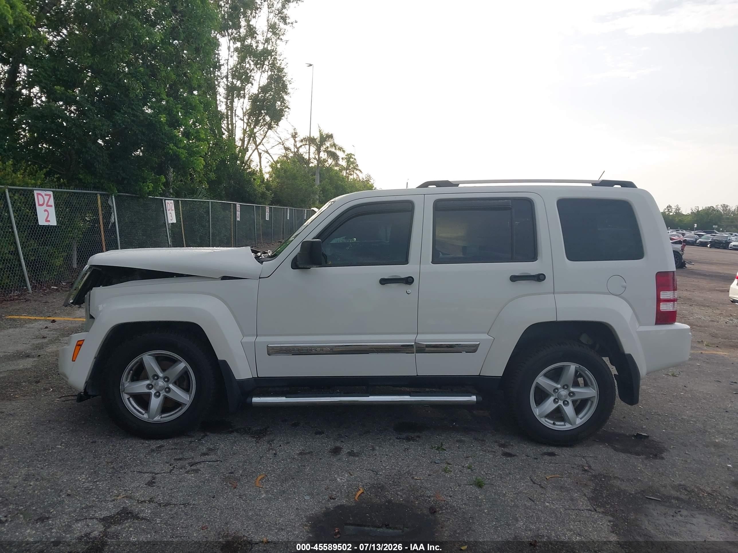 2010 Jeep Liberty Limited White vin: 1J4PP5GK7AW170220
