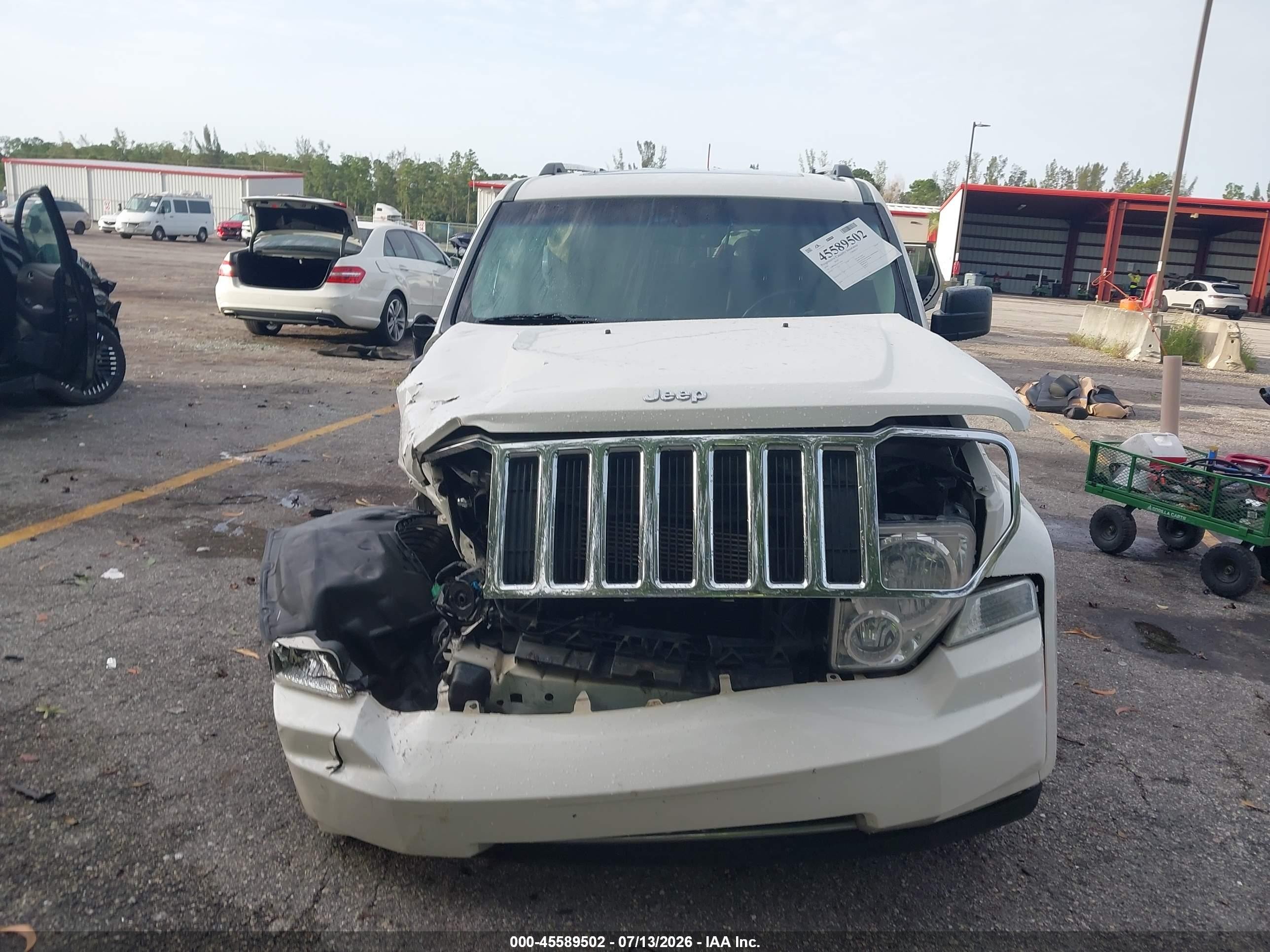 2010 Jeep Liberty Limited White vin: 1J4PP5GK7AW170220