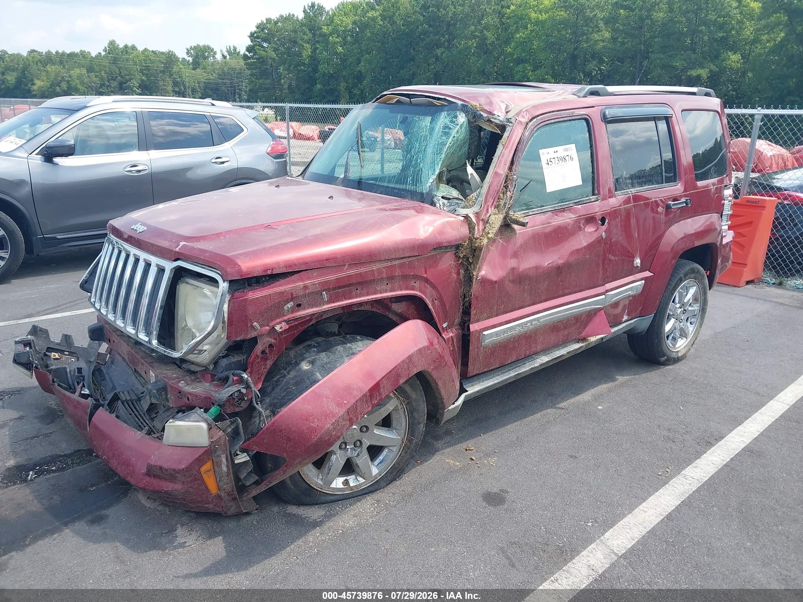 2011 Jeep Liberty Limited Edition Red vin: 1J4PP5GK7BW504022