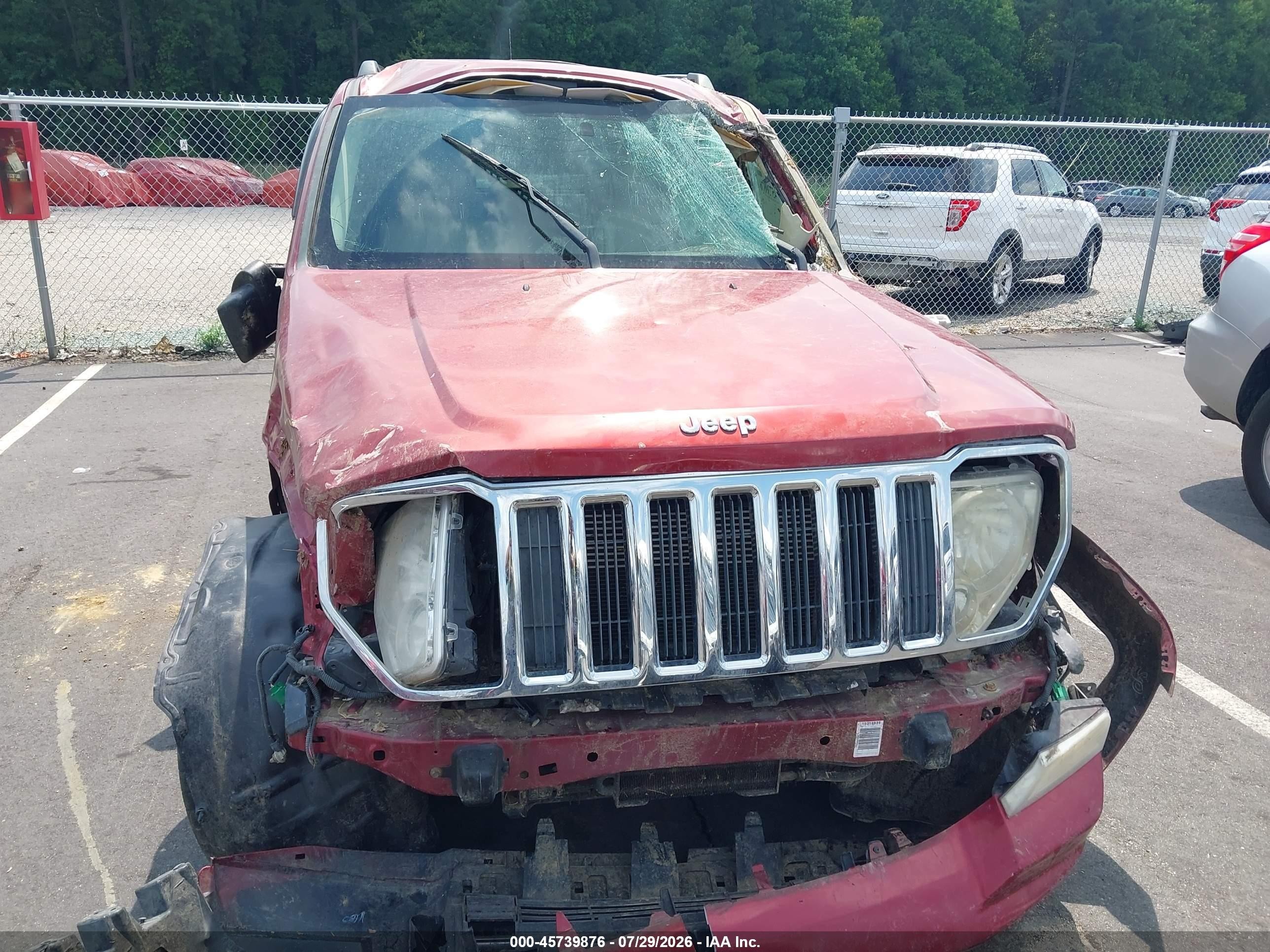 2011 Jeep Liberty Limited Edition Red vin: 1J4PP5GK7BW504022
