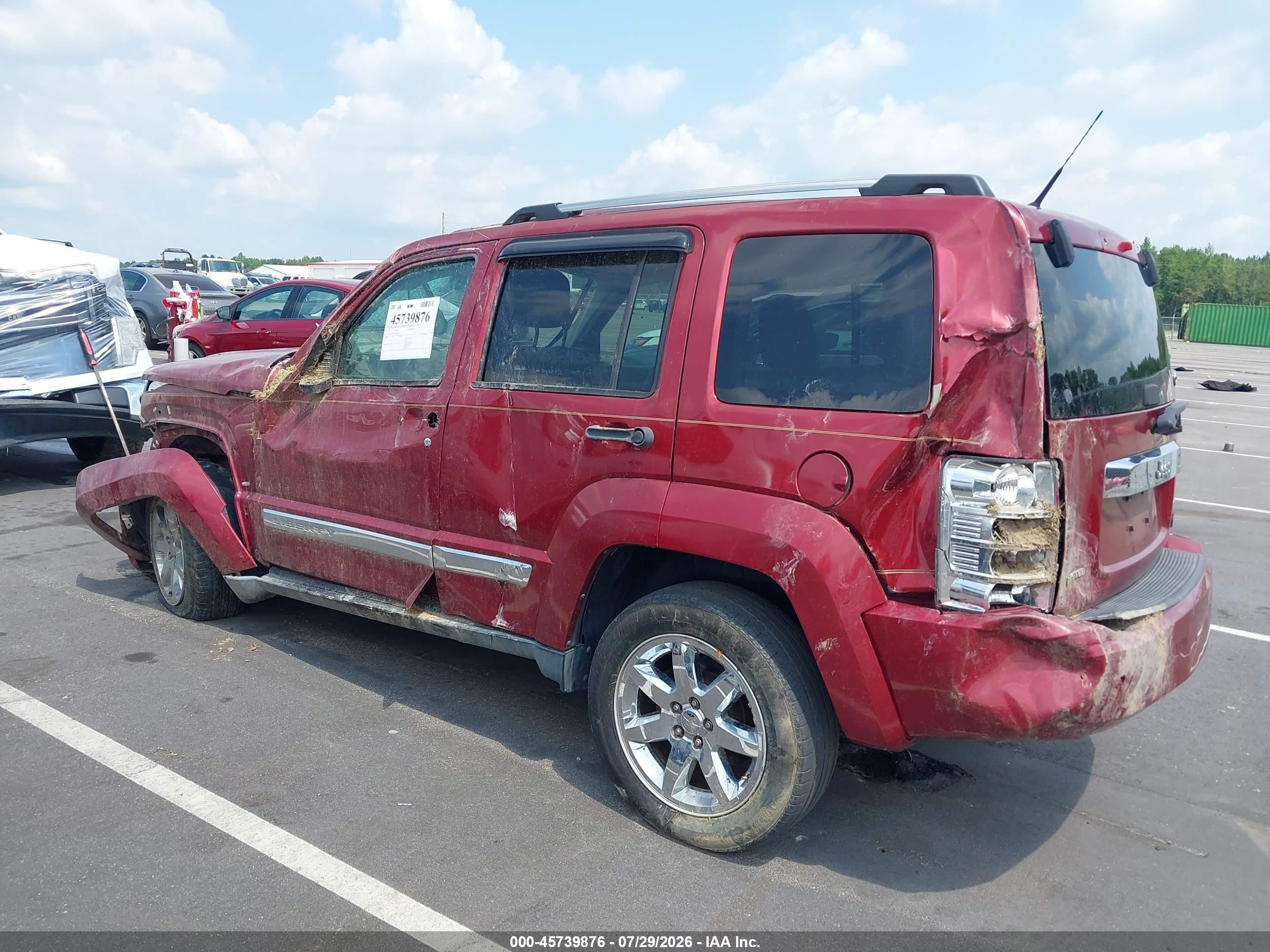 2011 Jeep Liberty Limited Edition Red vin: 1J4PP5GK7BW504022