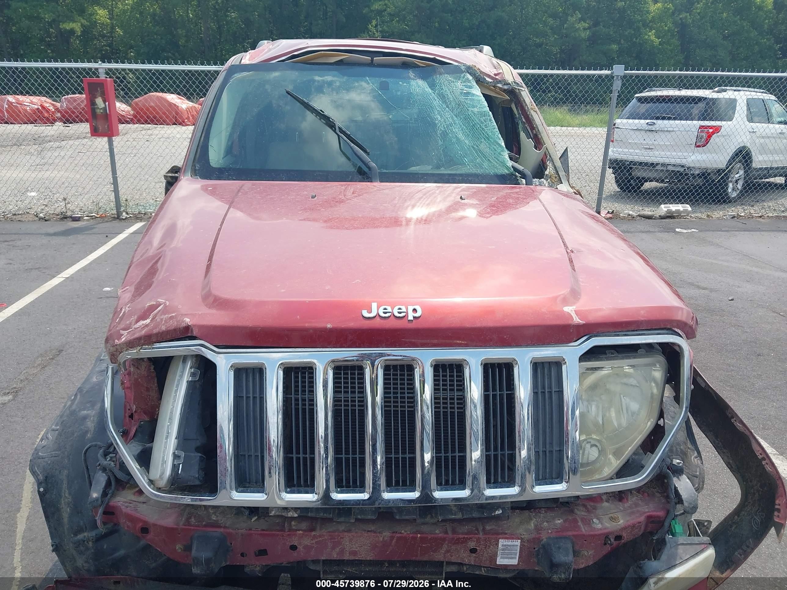 2011 Jeep Liberty Limited Edition Red vin: 1J4PP5GK7BW504022