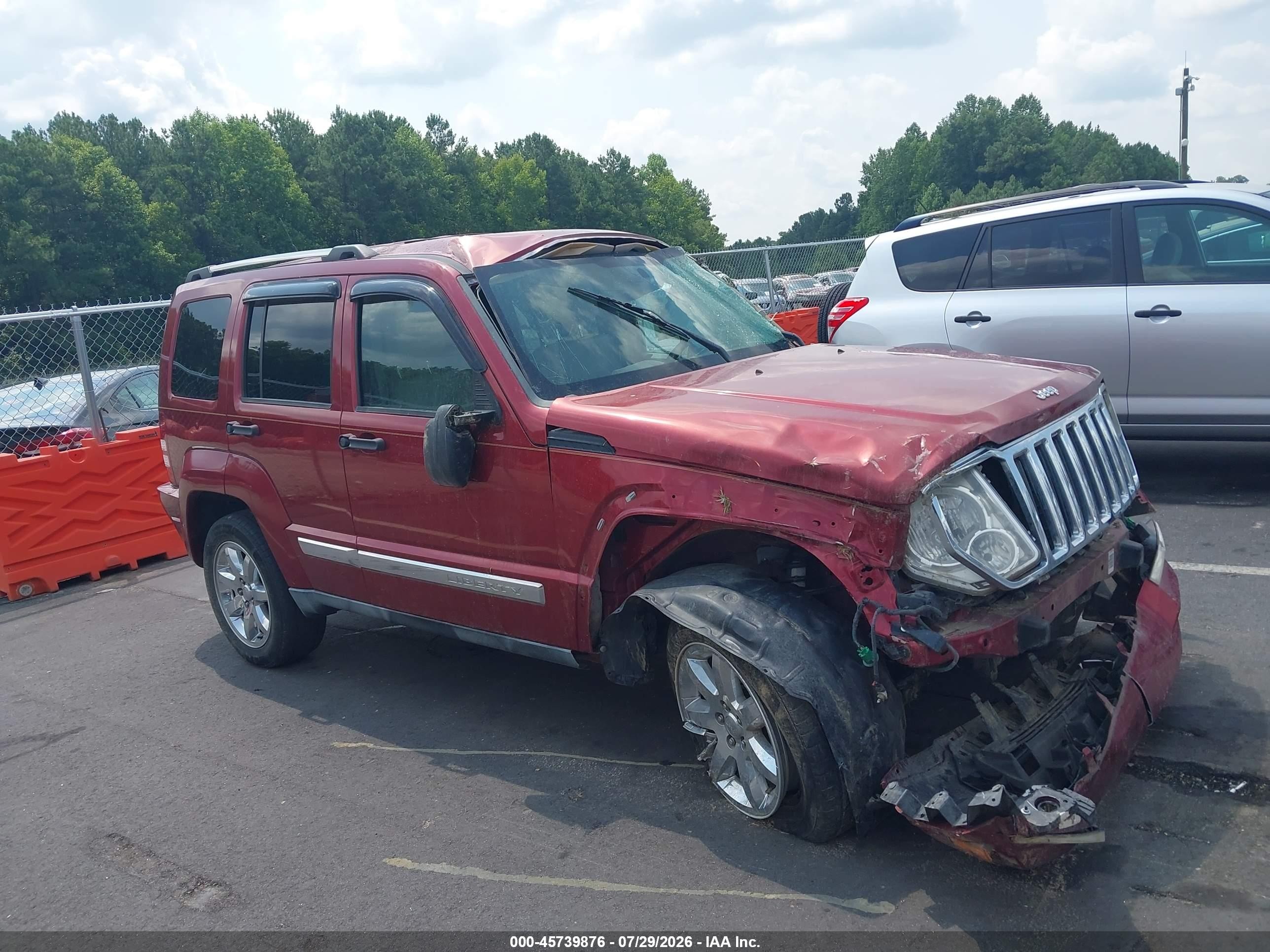 2011 Jeep Liberty Limited Edition Red vin: 1J4PP5GK7BW504022