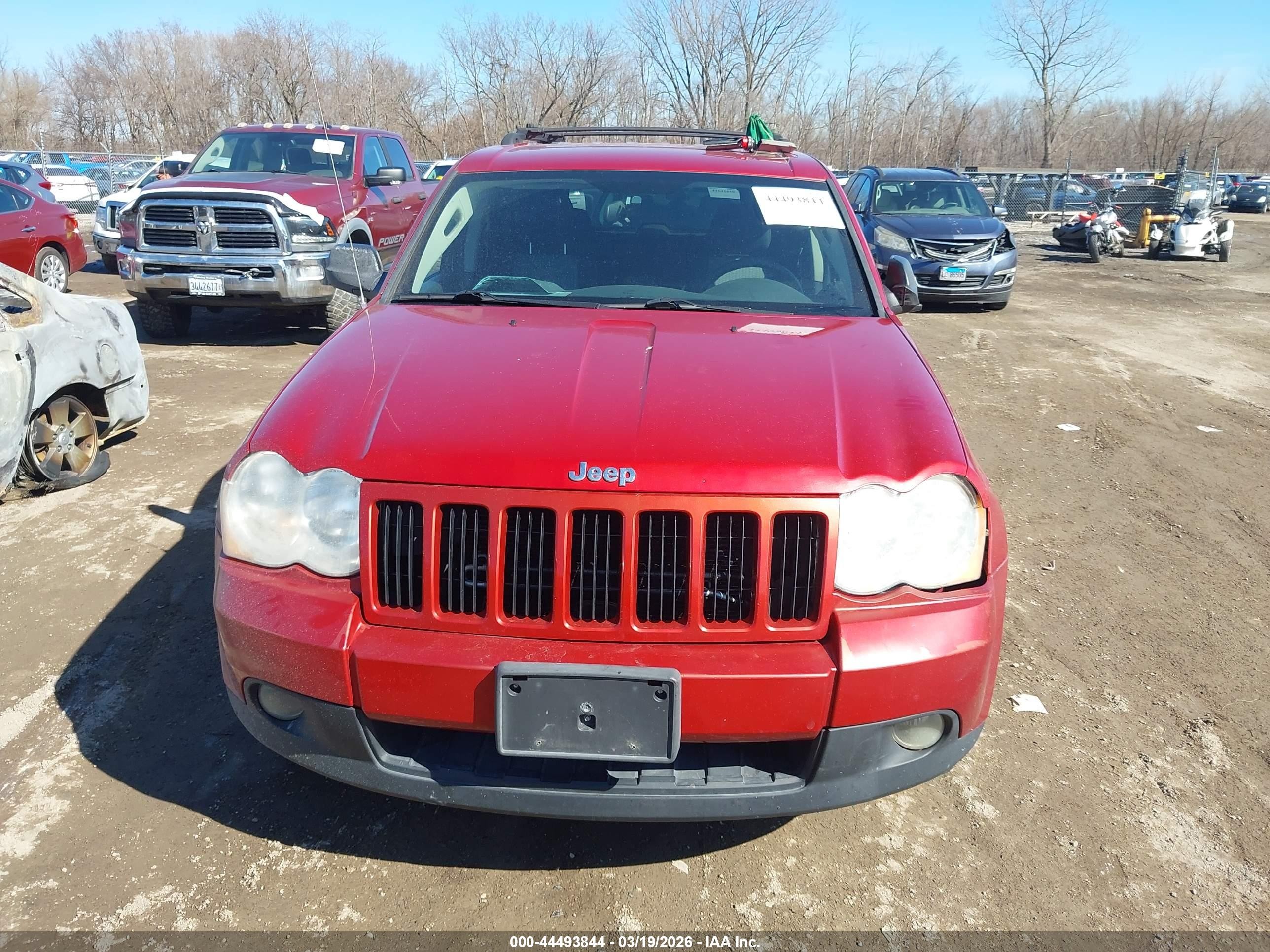 2010 Jeep Grand Cherokee Laredo Red vin: 1J4PR4GK1AC102596