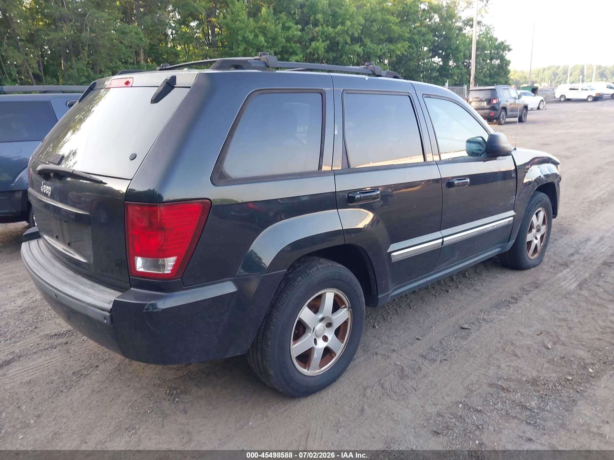 2010 Jeep Grand Cherokee Laredo Black vin: 1J4PR4GK1AC121147