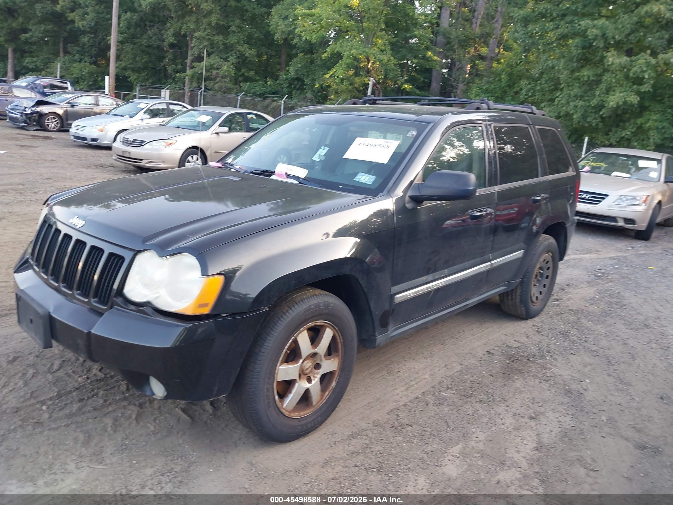 2010 Jeep Grand Cherokee Laredo Black vin: 1J4PR4GK1AC121147