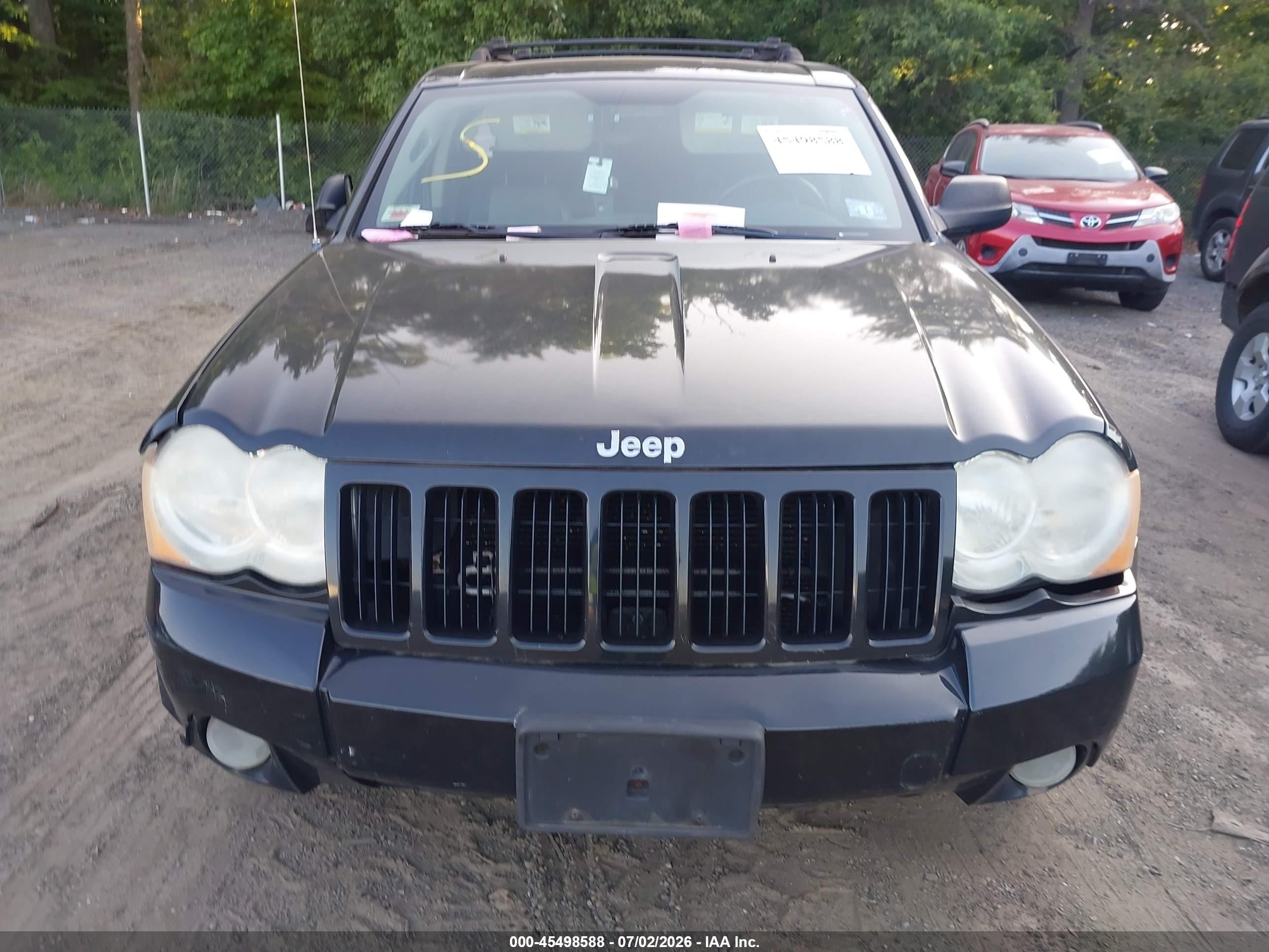 2010 Jeep Grand Cherokee Laredo Black vin: 1J4PR4GK1AC121147