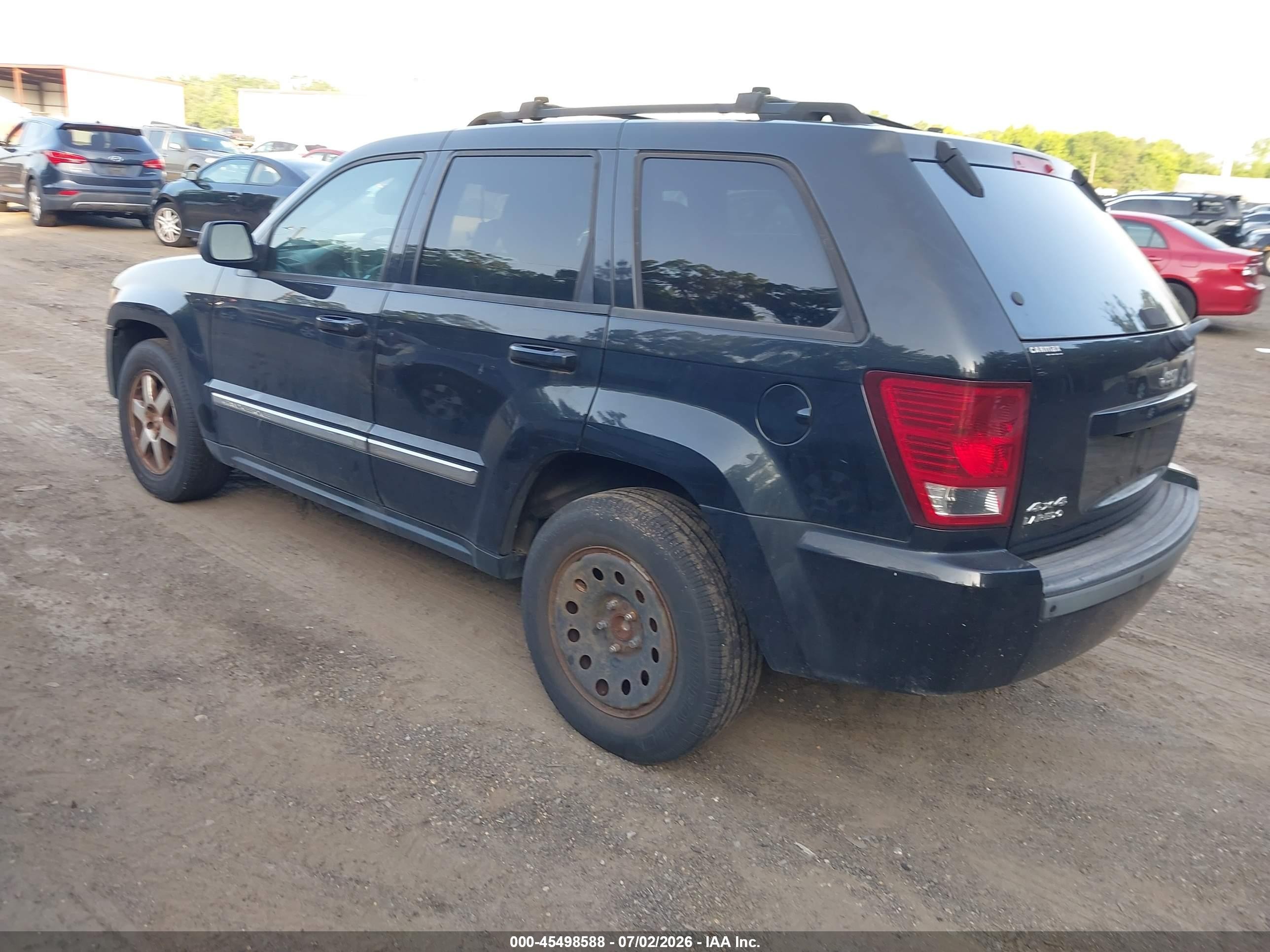 2010 Jeep Grand Cherokee Laredo Black vin: 1J4PR4GK1AC121147