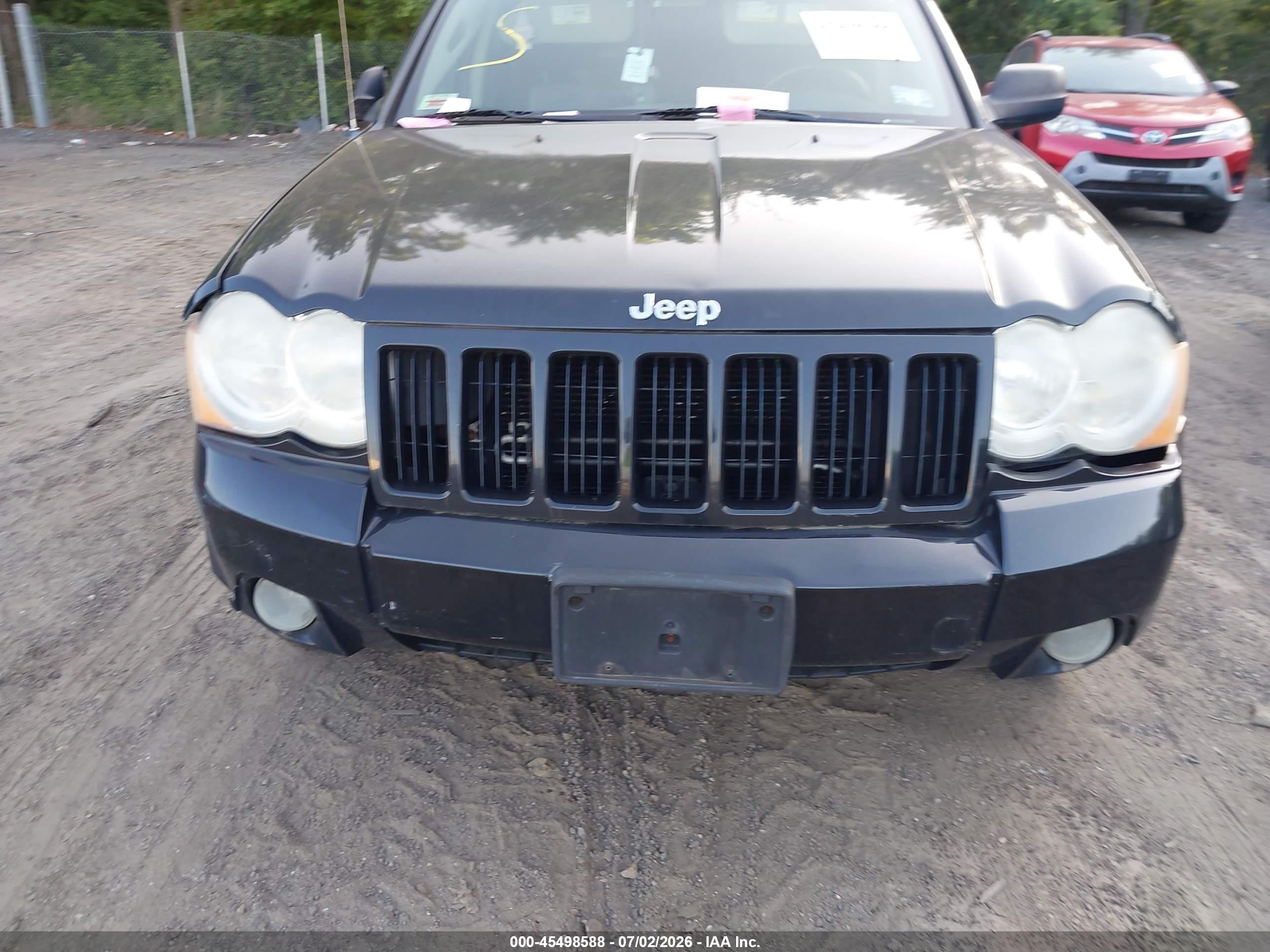 2010 Jeep Grand Cherokee Laredo Black vin: 1J4PR4GK1AC121147