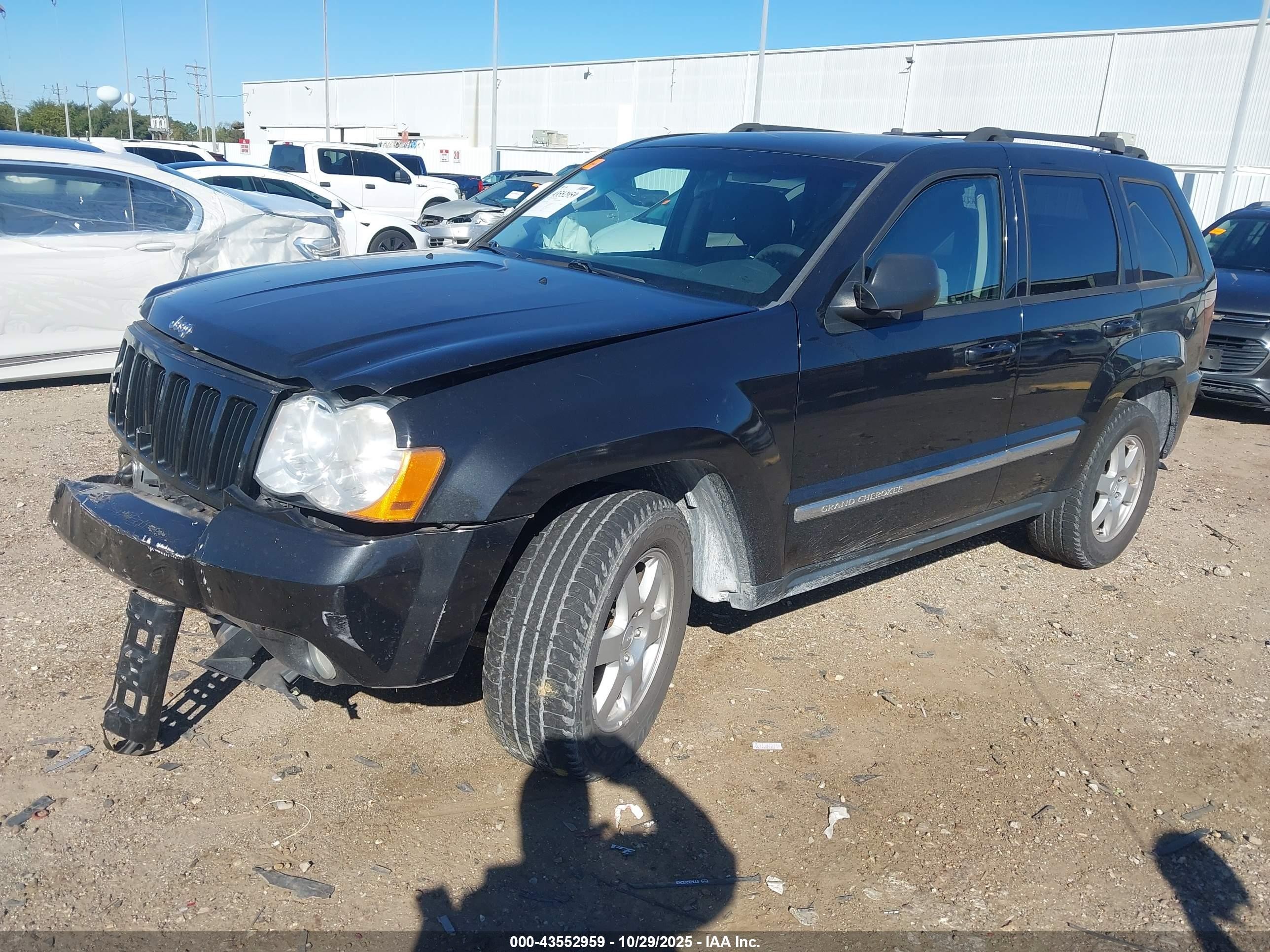 2010 Jeep Grand Cherokee Laredo Black vin: 1J4PR4GK2AC120606