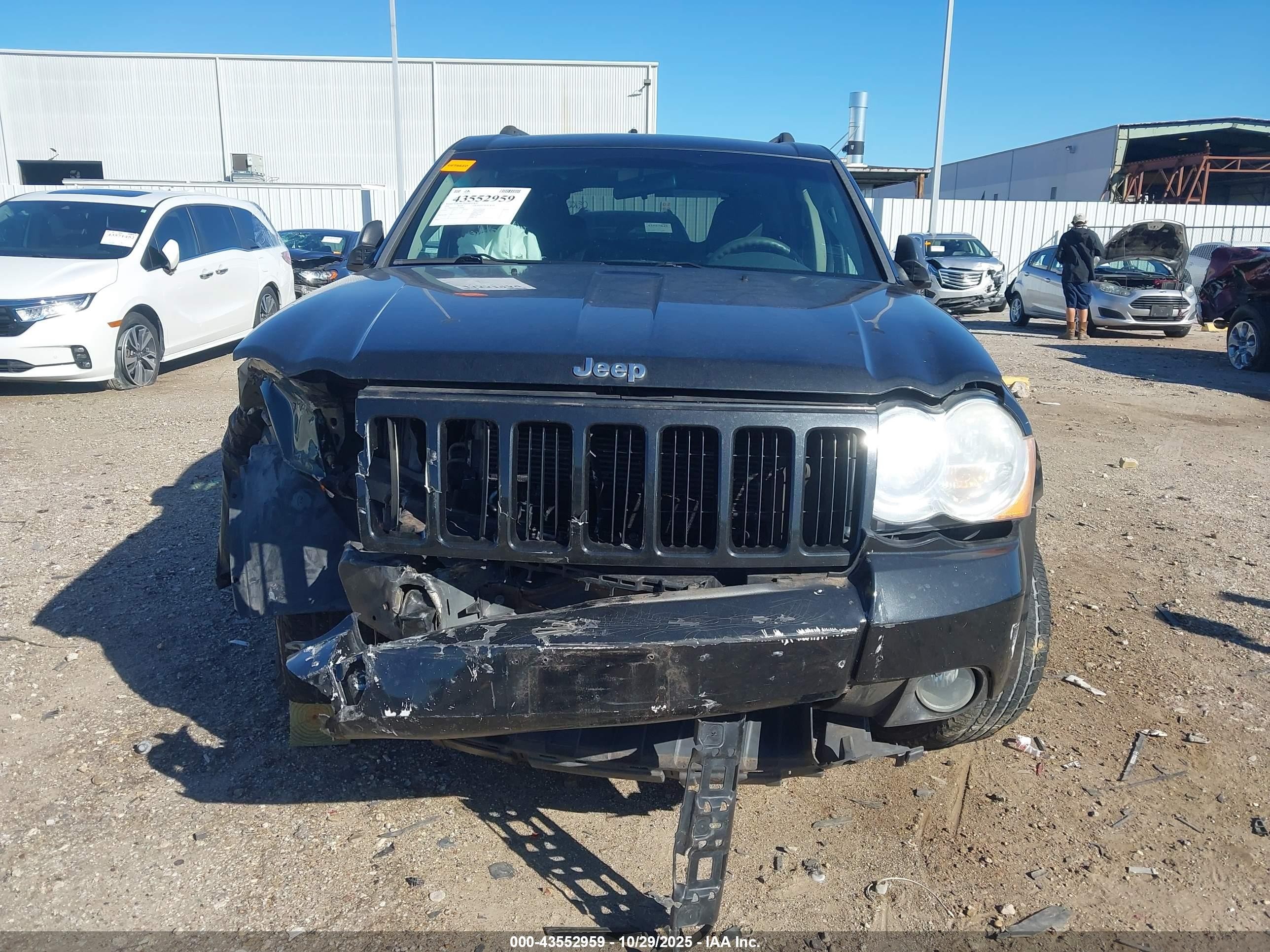 2010 Jeep Grand Cherokee Laredo Black vin: 1J4PR4GK2AC120606