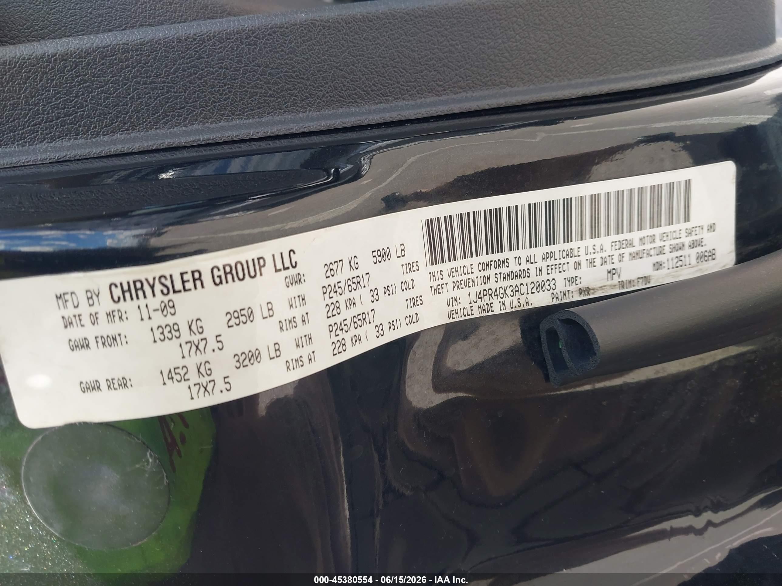 2010 Jeep Grand Cherokee Laredo Черный vin: 1J4PR4GK3AC120033