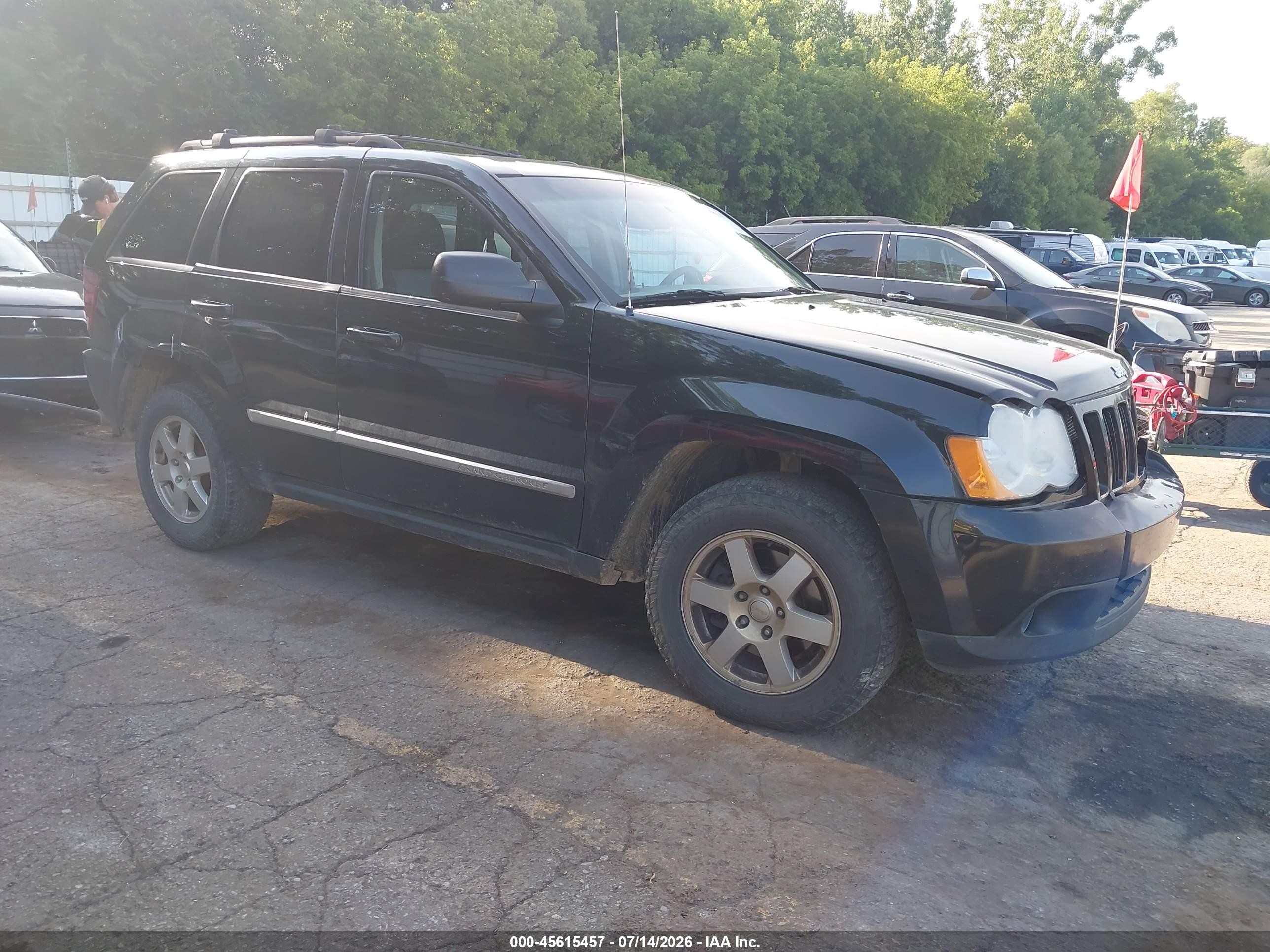 2010 Jeep Grand Cherokee Laredo Black vin: 1J4PR4GK4AC133244