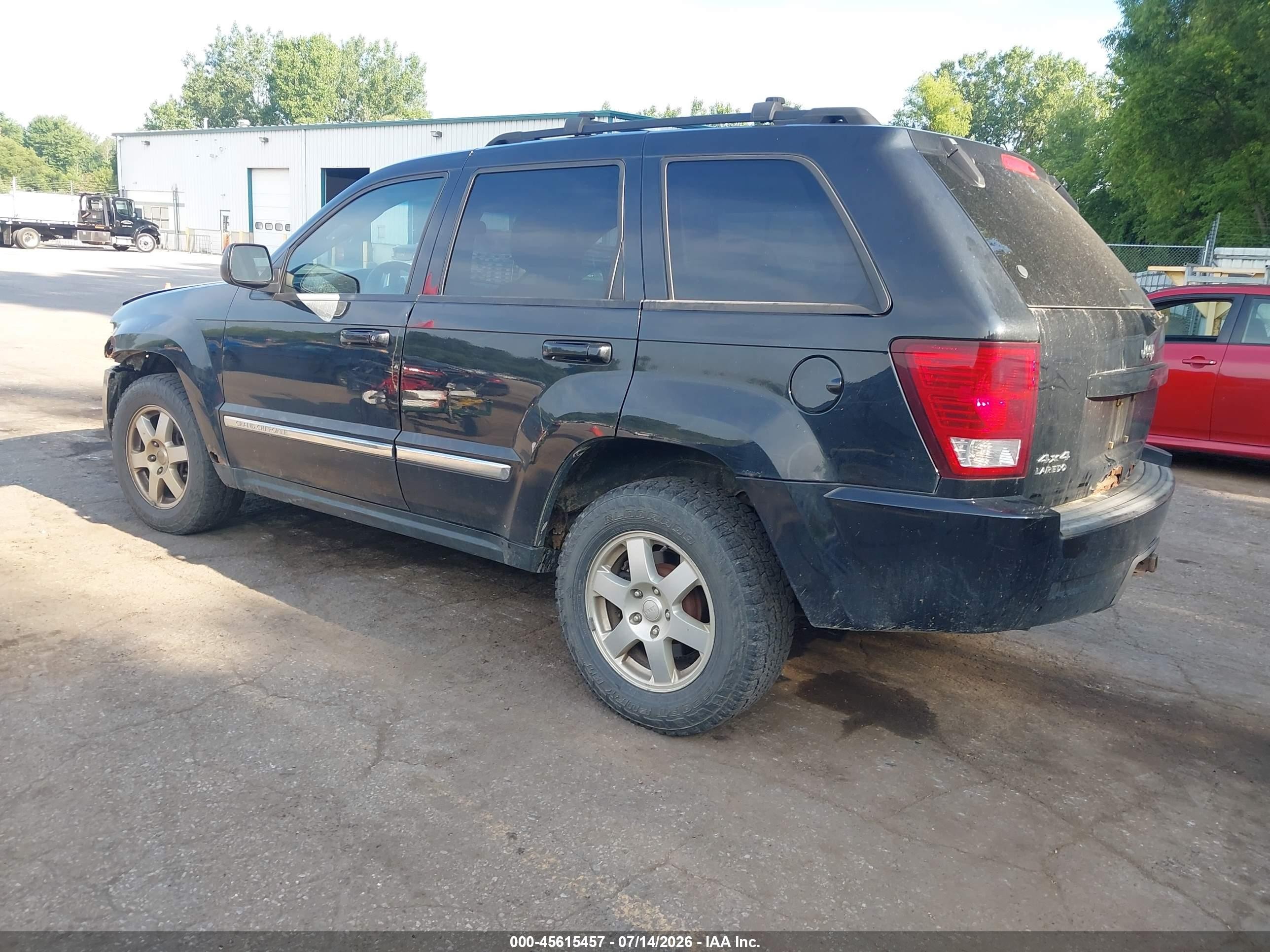 2010 Jeep Grand Cherokee Laredo Black vin: 1J4PR4GK4AC133244