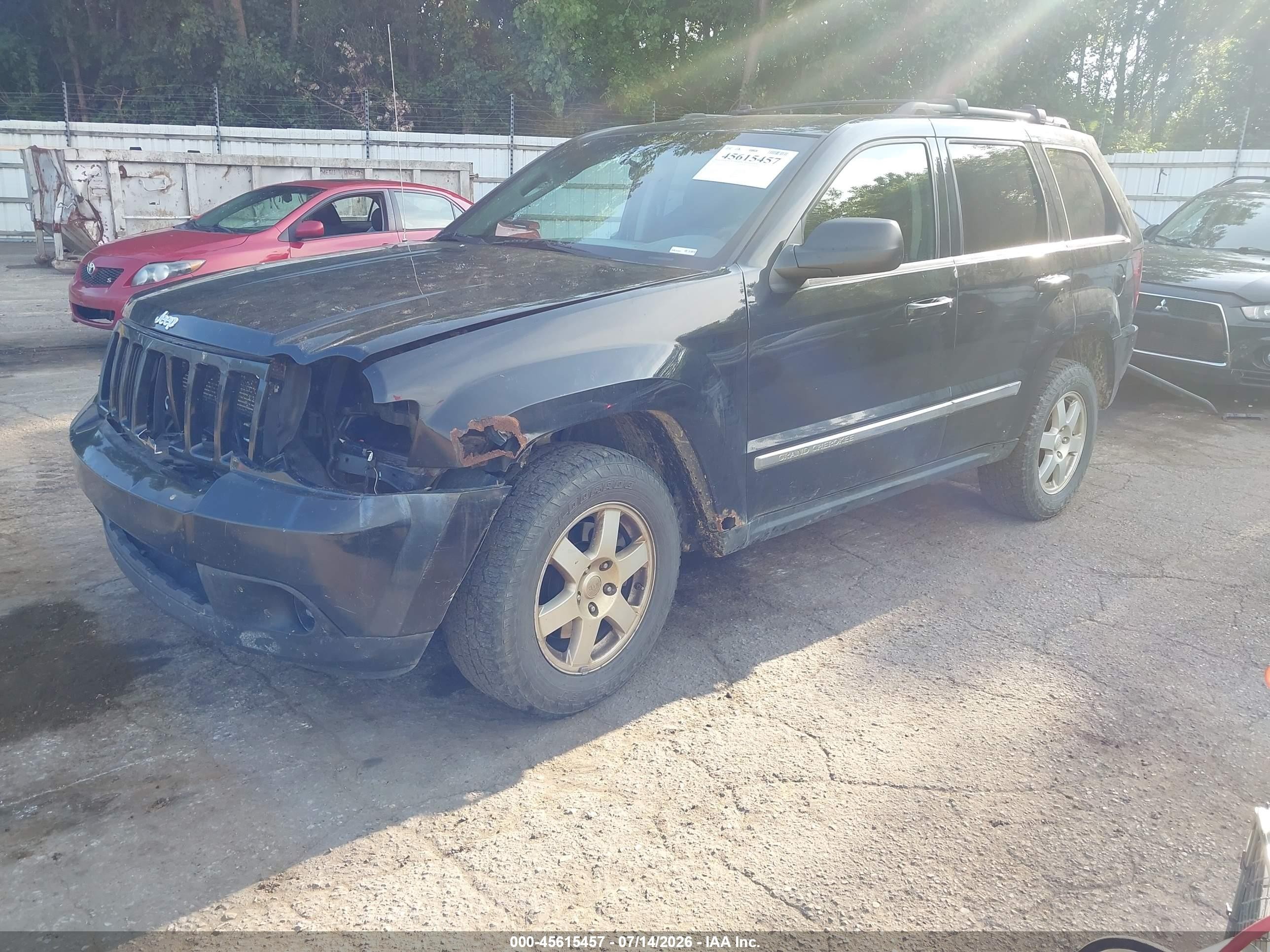 2010 Jeep Grand Cherokee Laredo Black vin: 1J4PR4GK4AC133244