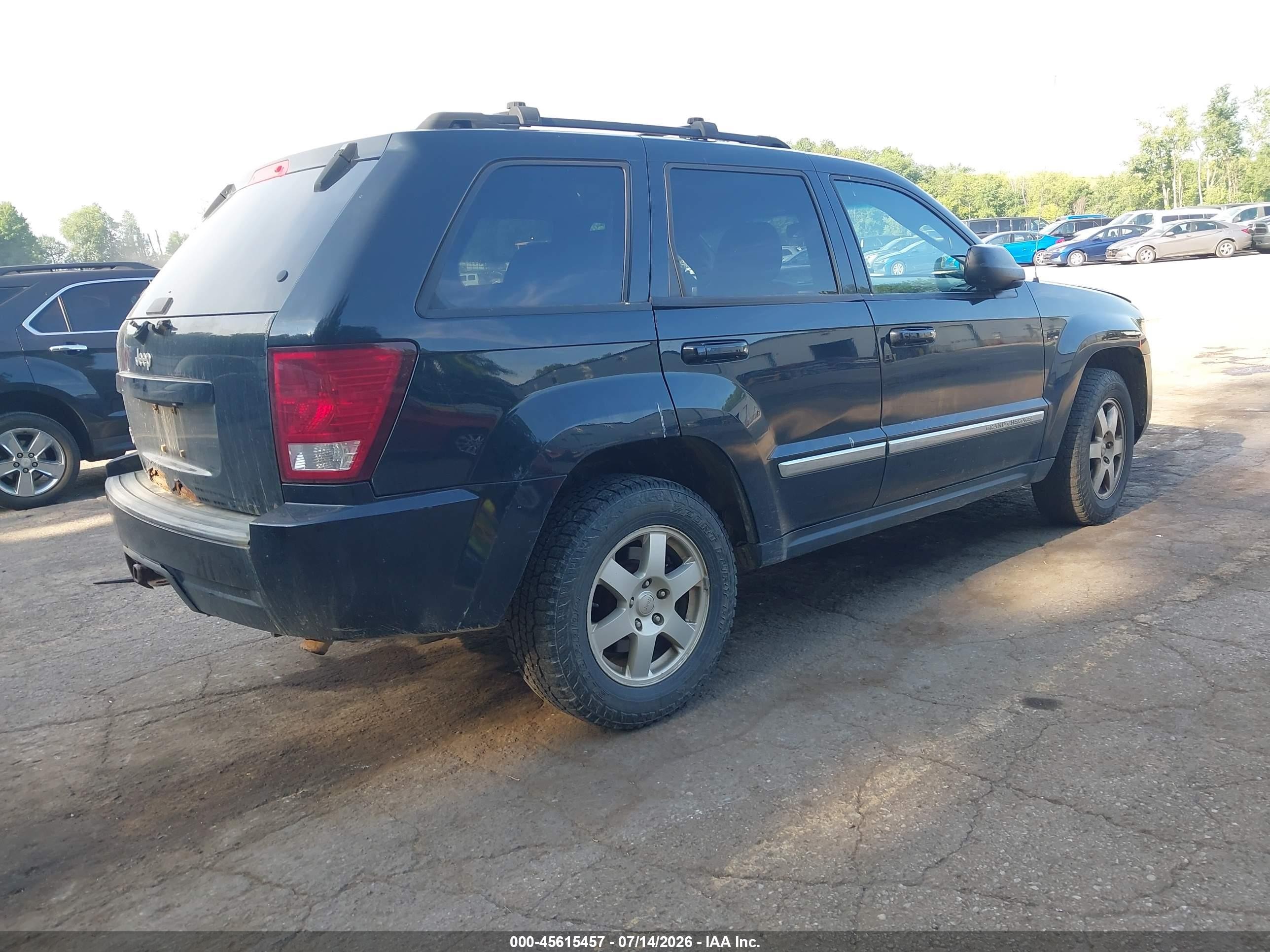 2010 Jeep Grand Cherokee Laredo Black vin: 1J4PR4GK4AC133244
