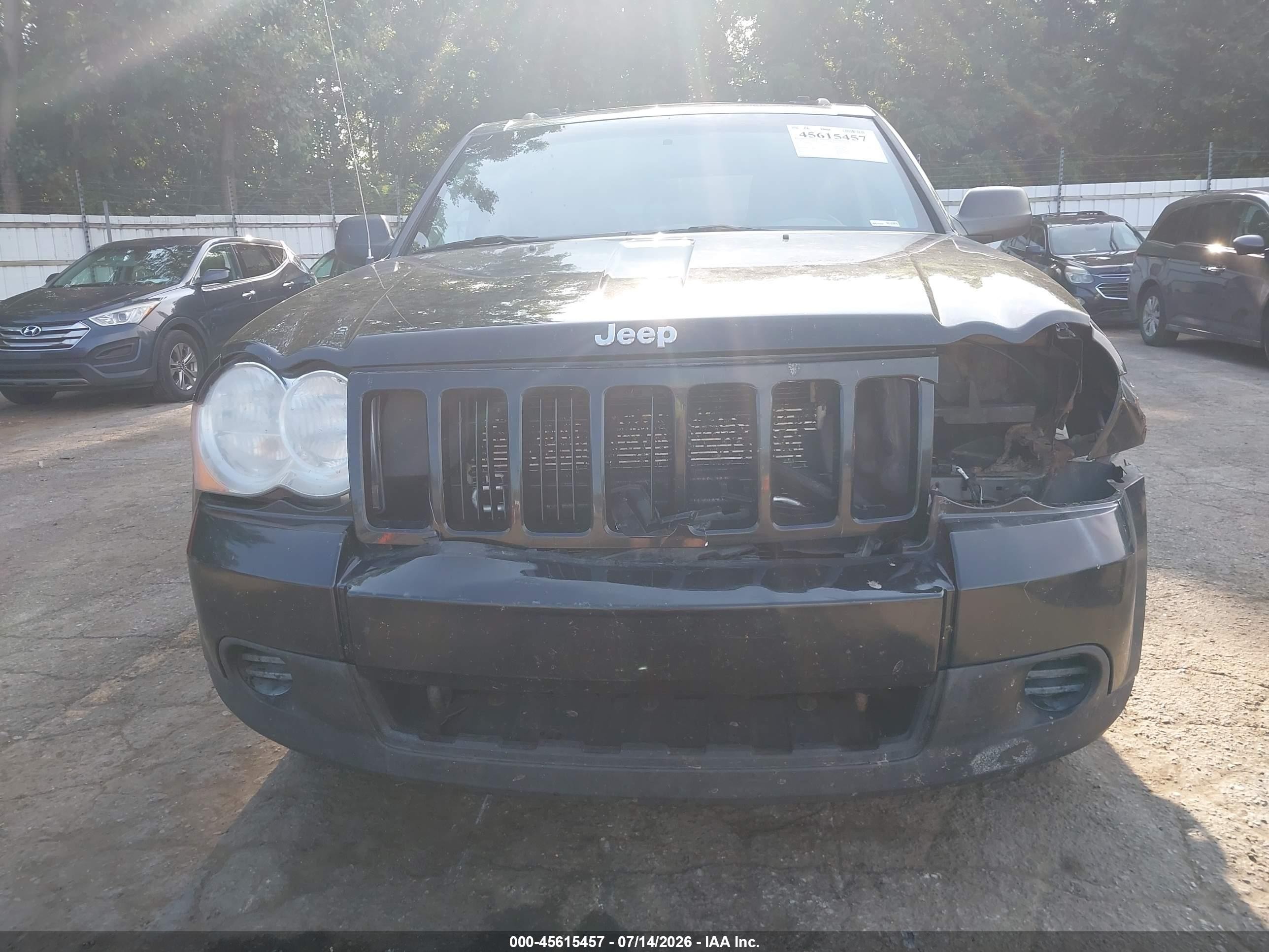 2010 Jeep Grand Cherokee Laredo Black vin: 1J4PR4GK4AC133244