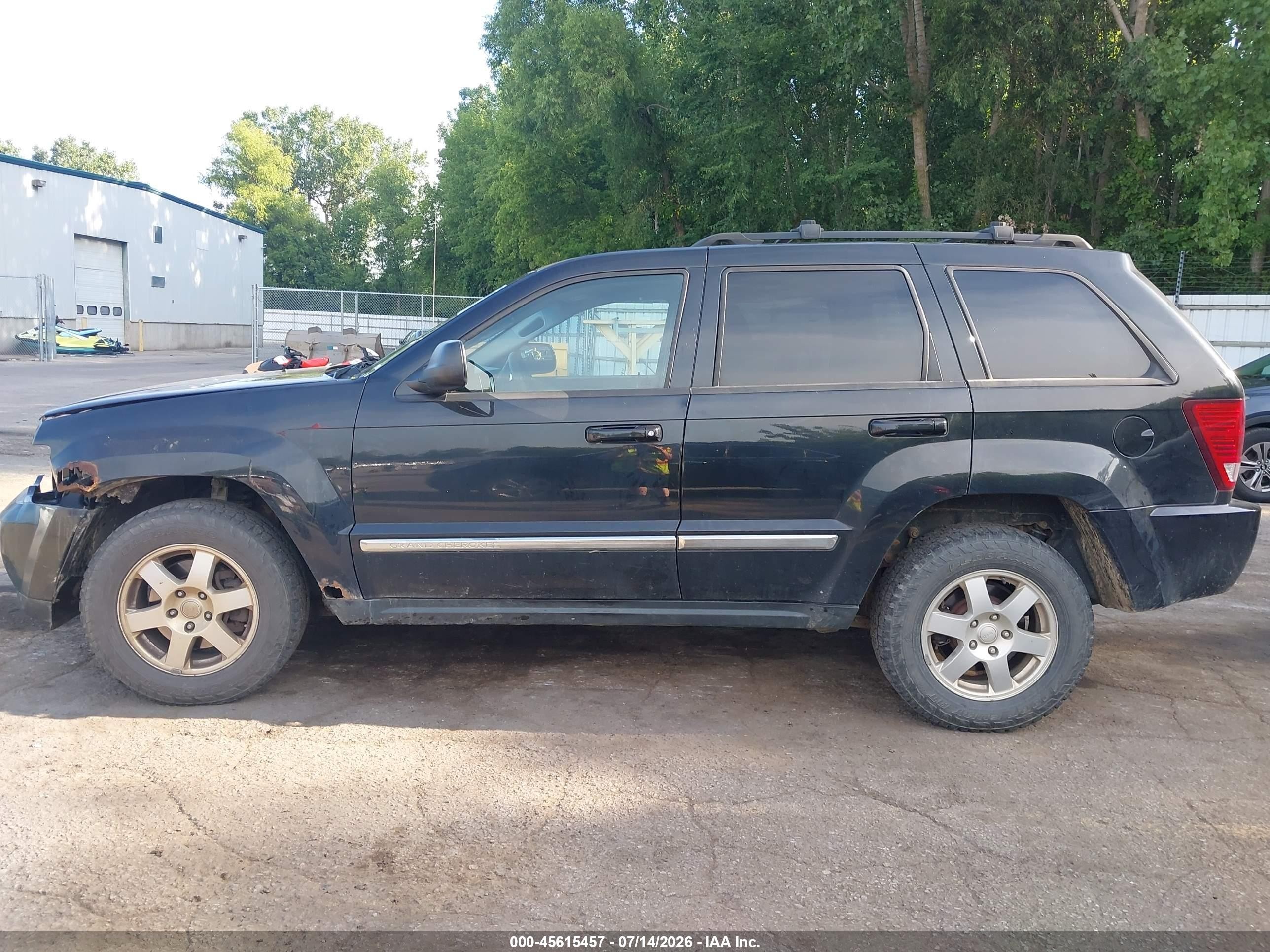 2010 Jeep Grand Cherokee Laredo Black vin: 1J4PR4GK4AC133244