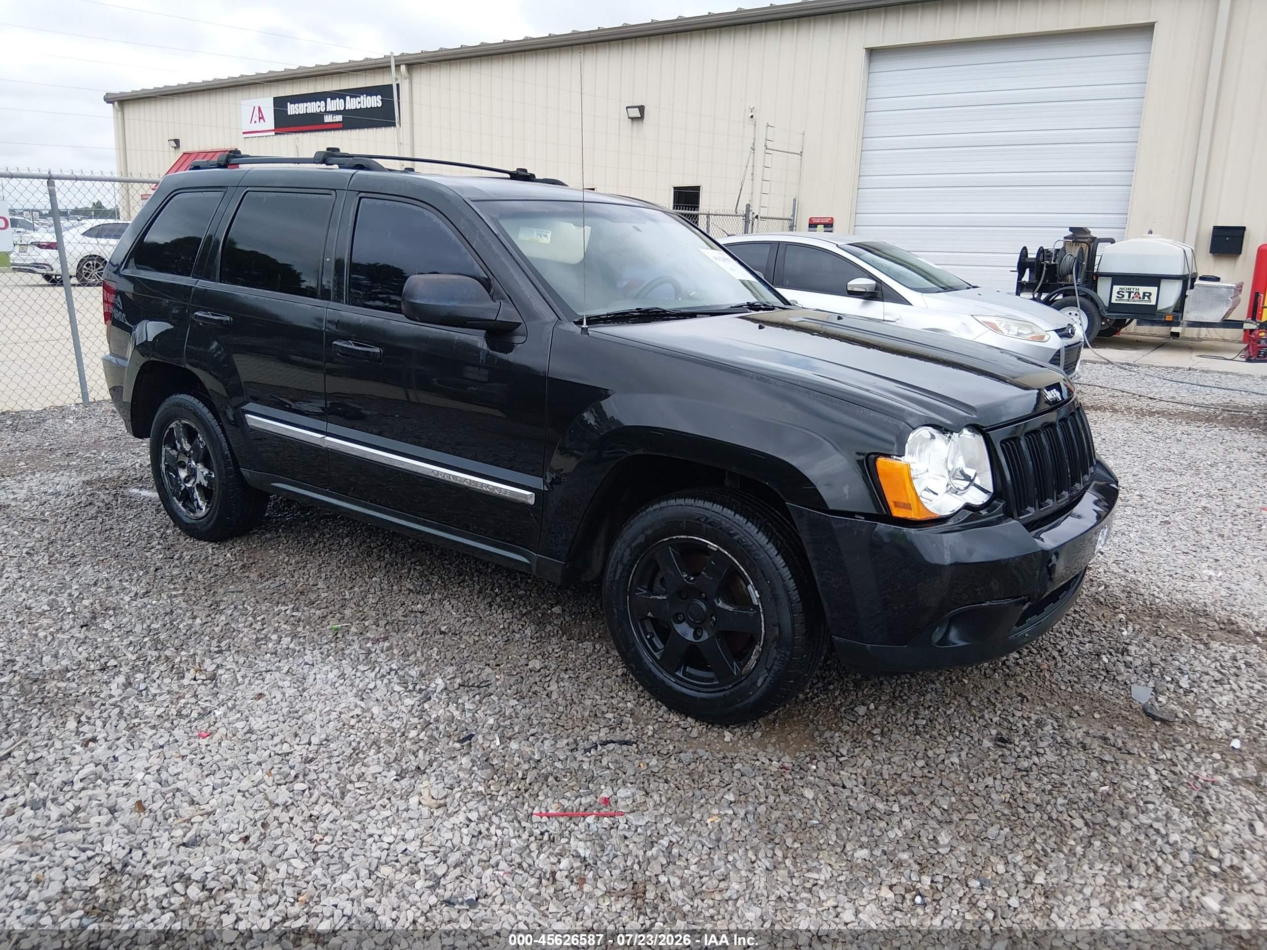 2010 Jeep Grand Cherokee Laredo Black vin: 1J4PR4GK6AC154189