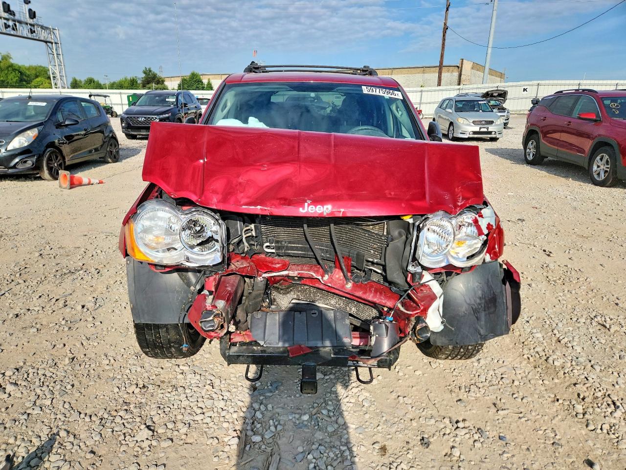 2010 Jeep Grand Cherokee Laredo Red vin: 1J4PR4GK7AC115174