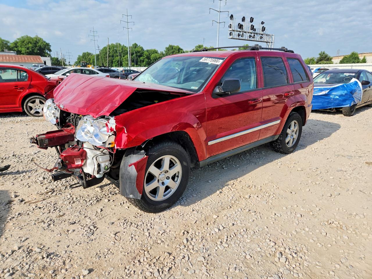 2010 Jeep Grand Cherokee Laredo Красный vin: 1J4PR4GK7AC115174