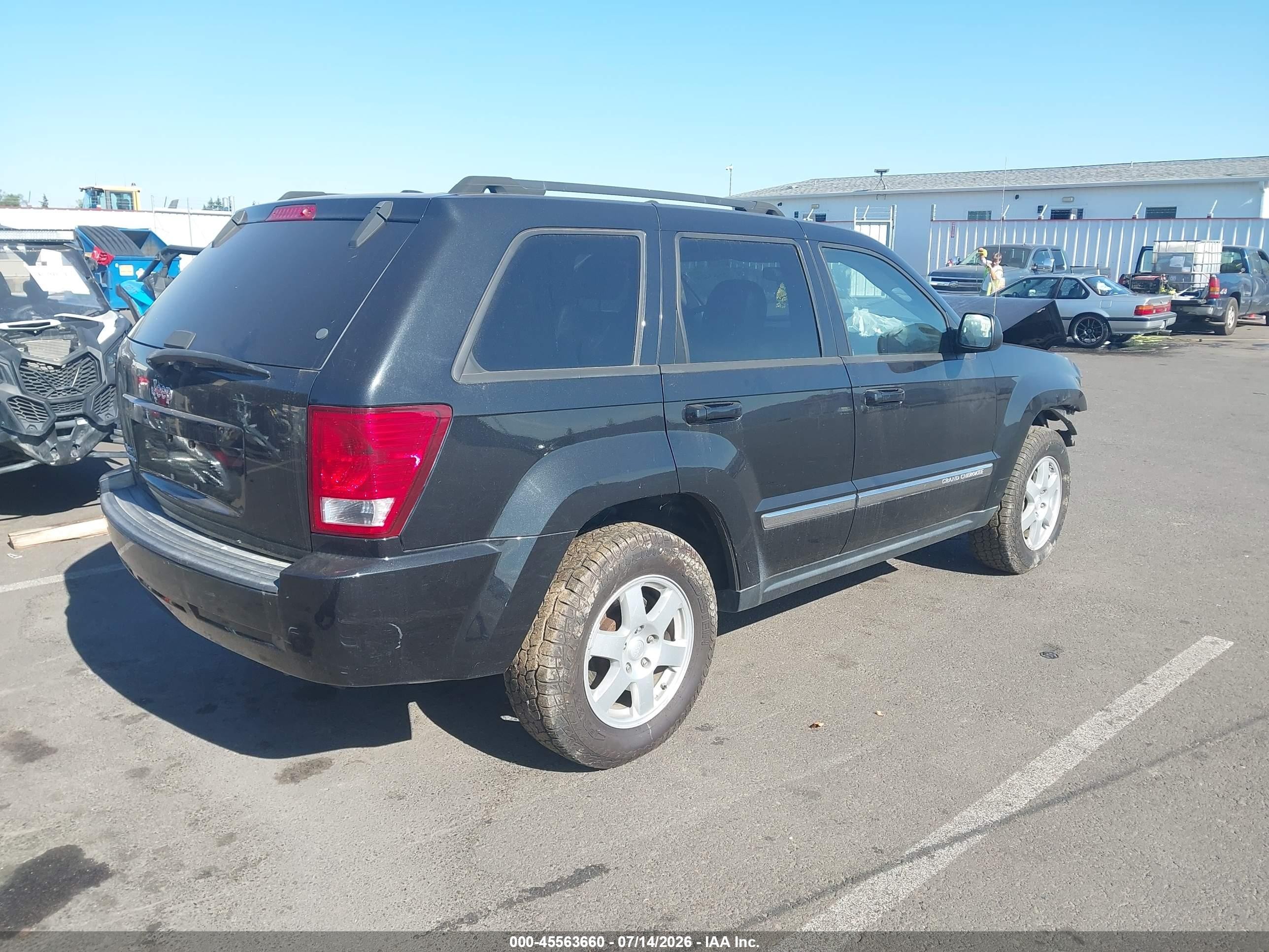2010 Jeep Grand Cherokee Laredo Black vin: 1J4PR4GK7AC147364