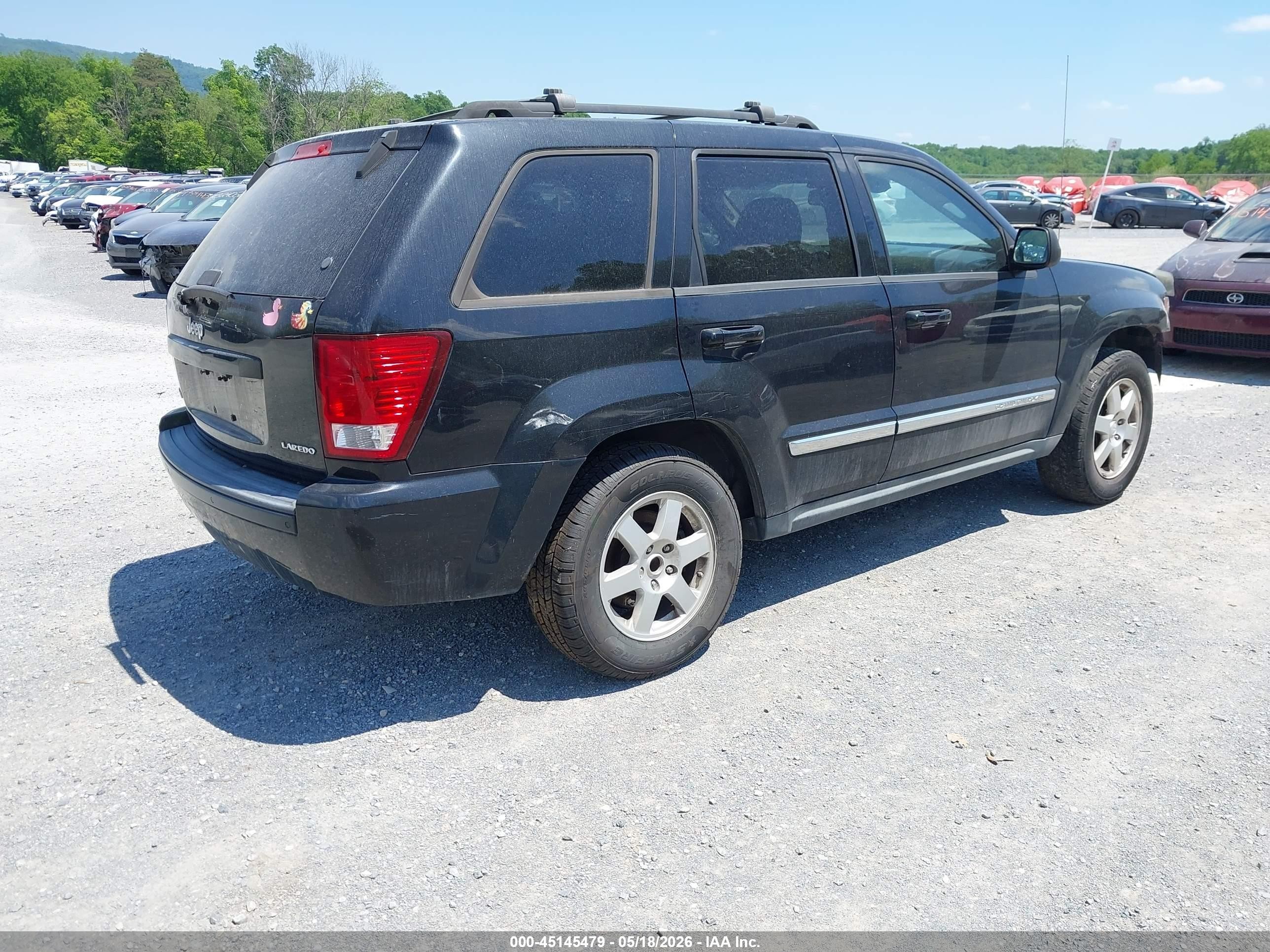 2010 Jeep Grand Cherokee Laredo Black vin: 1J4PR4GK8AC139323