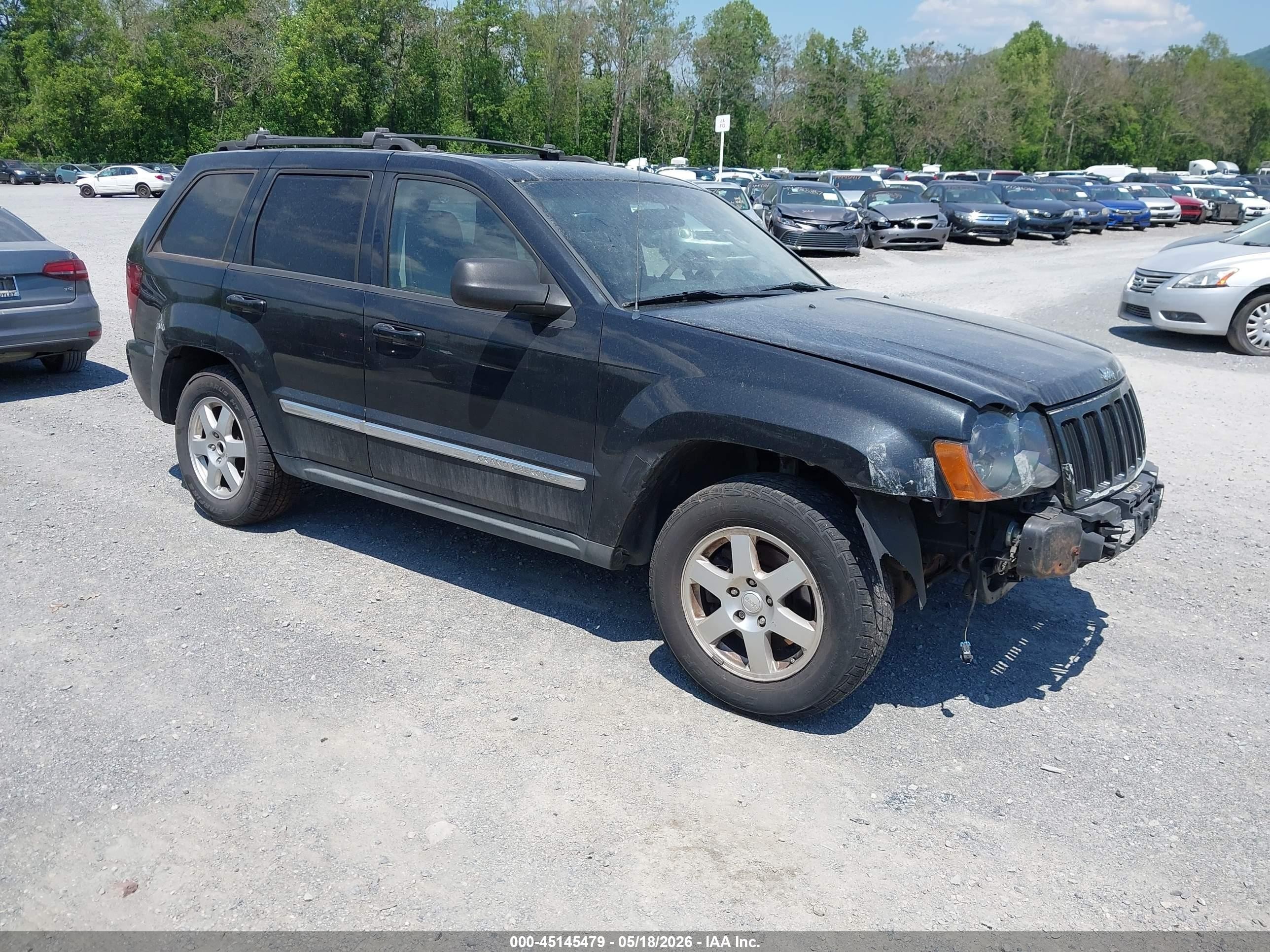 2010 Jeep Grand Cherokee Laredo Black vin: 1J4PR4GK8AC139323