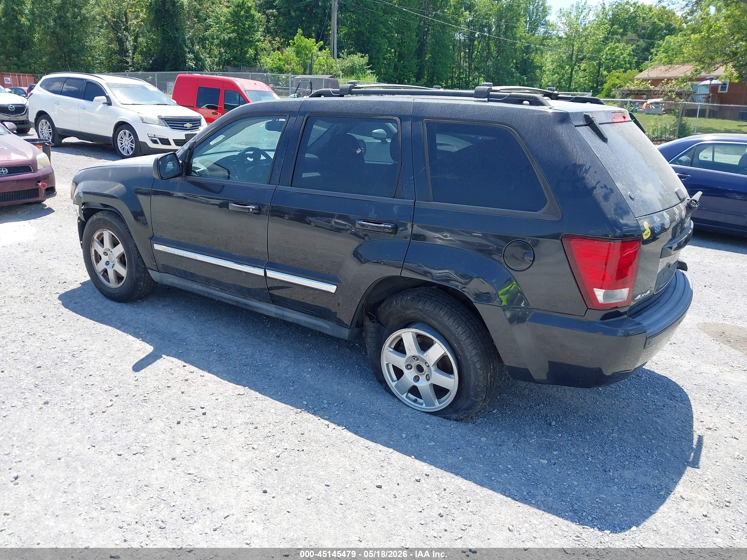 2010 Jeep Grand Cherokee Laredo Black vin: 1J4PR4GK8AC139323