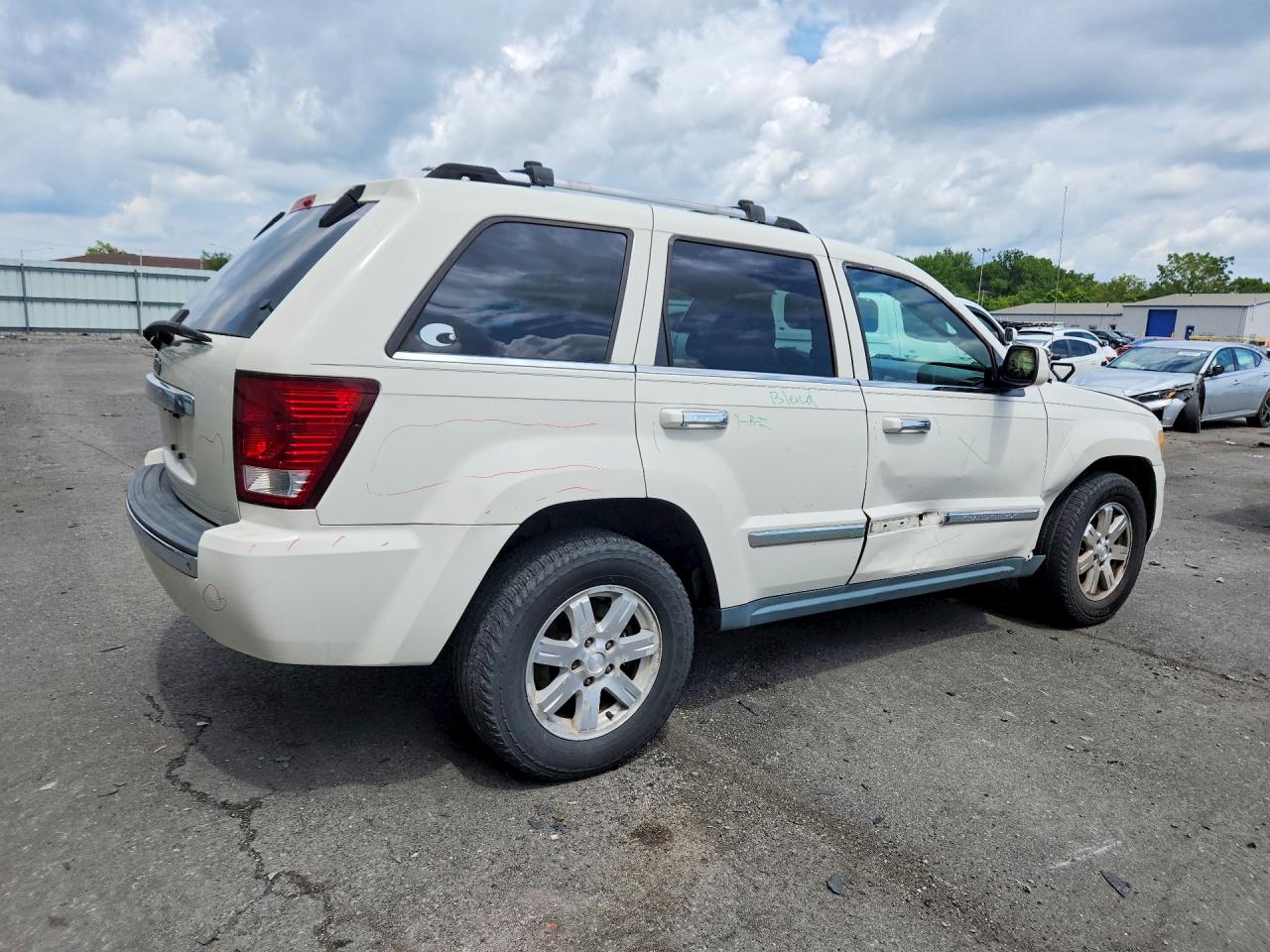 2010 Jeep Grand Cherokee Limited White vin: 1J4PR5GK2AC107702