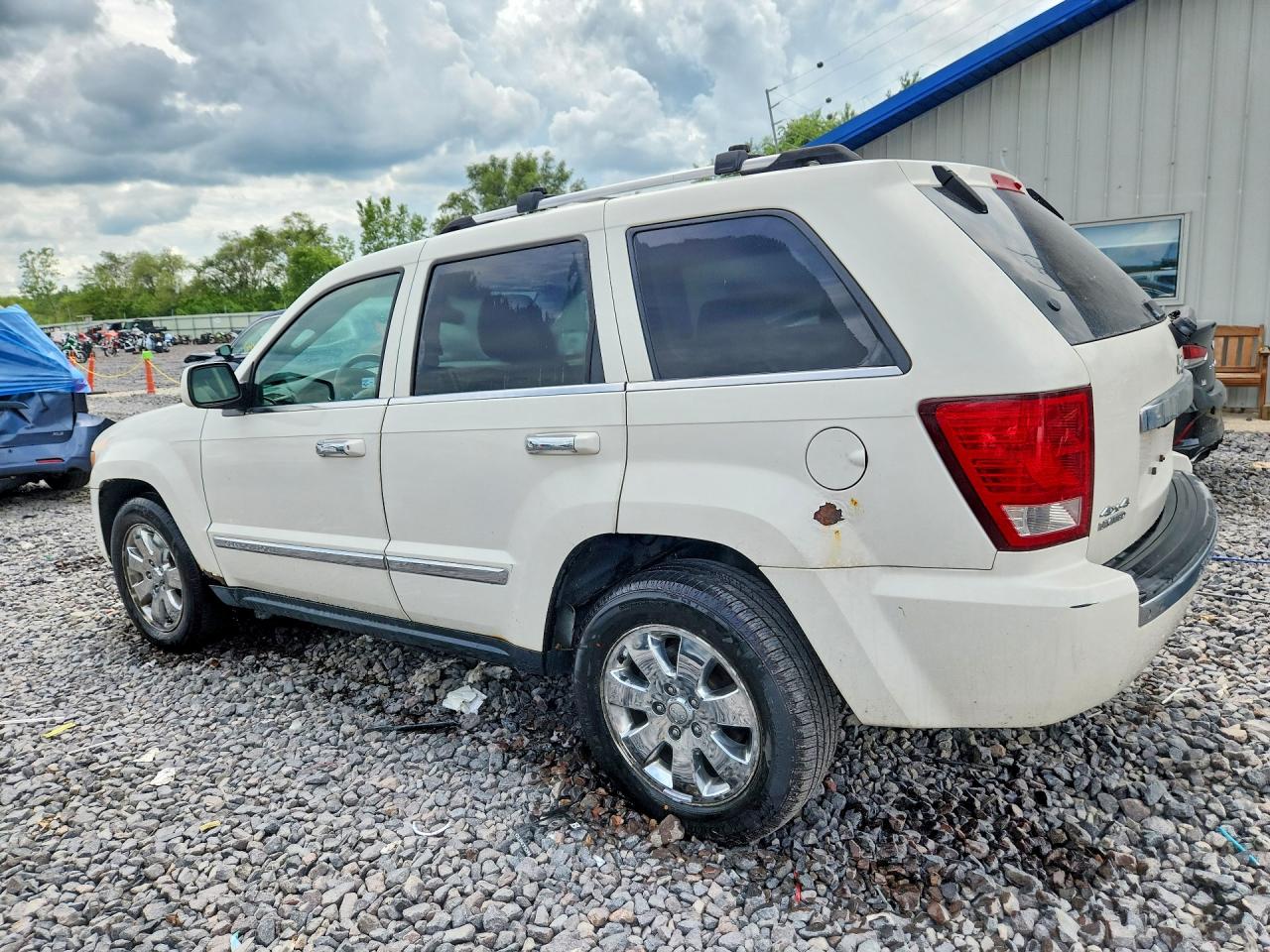 2010 Jeep Grand Cherokee Limited White vin: 1J4PR5GK4AC124095
