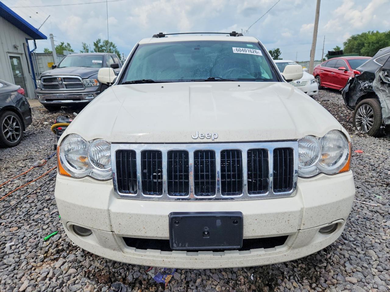 2010 Jeep Grand Cherokee Limited White vin: 1J4PR5GK4AC124095