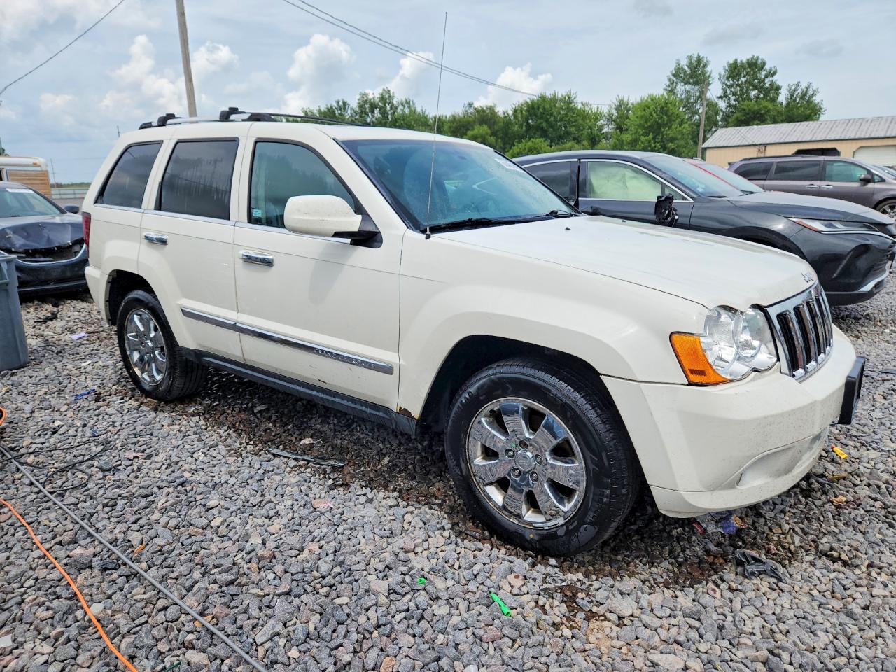 2010 Jeep Grand Cherokee Limited White vin: 1J4PR5GK4AC124095