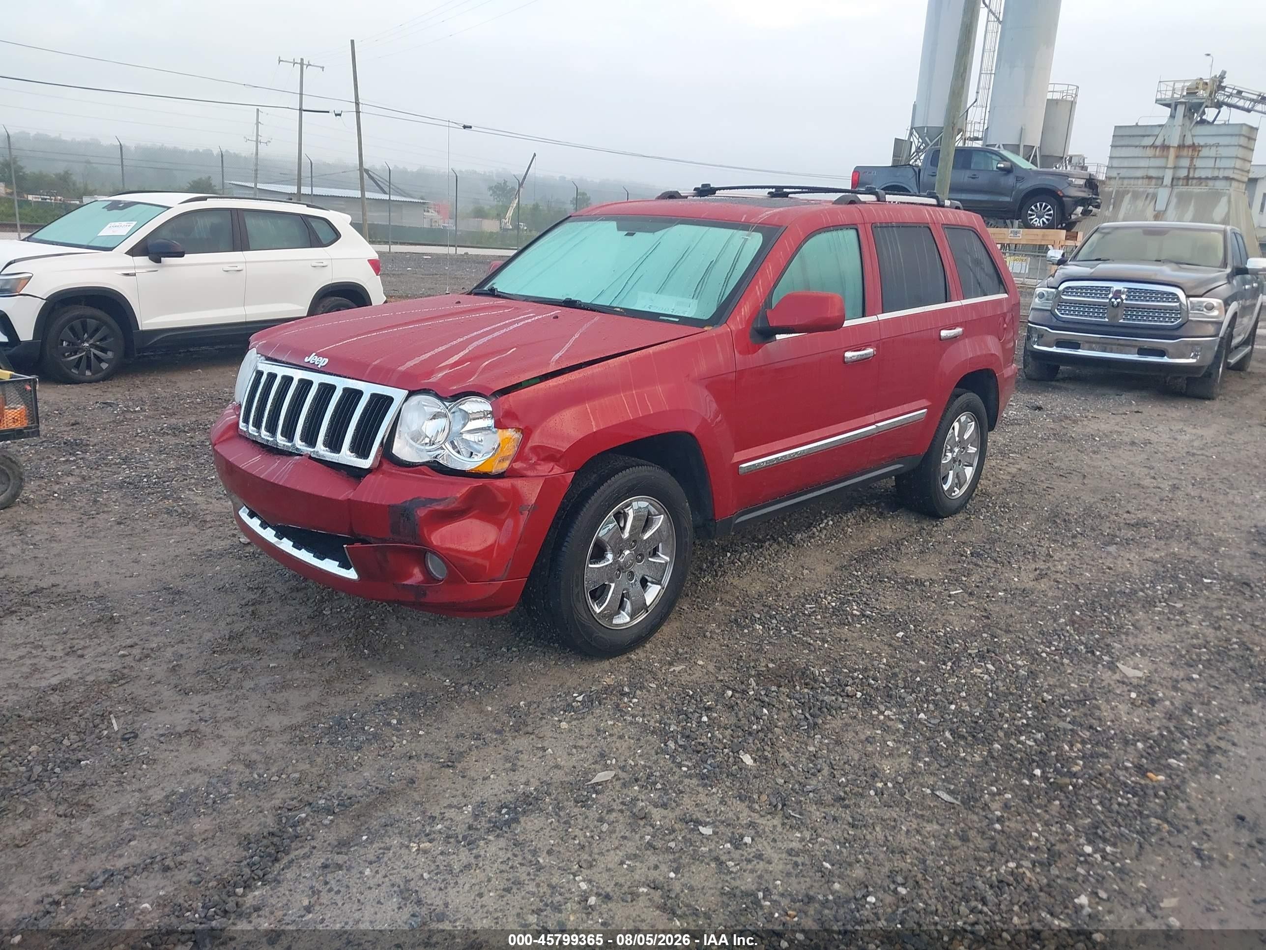 2010 Jeep Grand Cherokee Limited Красный vin: 1J4PR5GK9AC111407