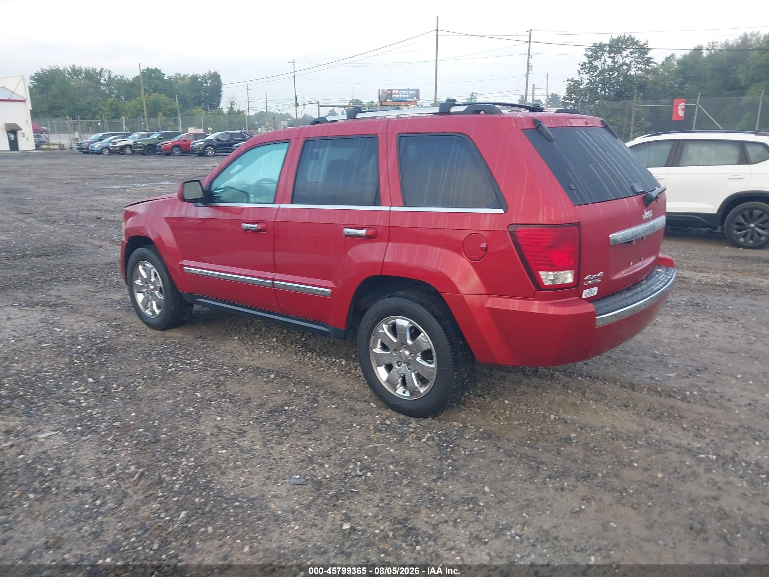 2010 Jeep Grand Cherokee Limited Красный vin: 1J4PR5GK9AC111407