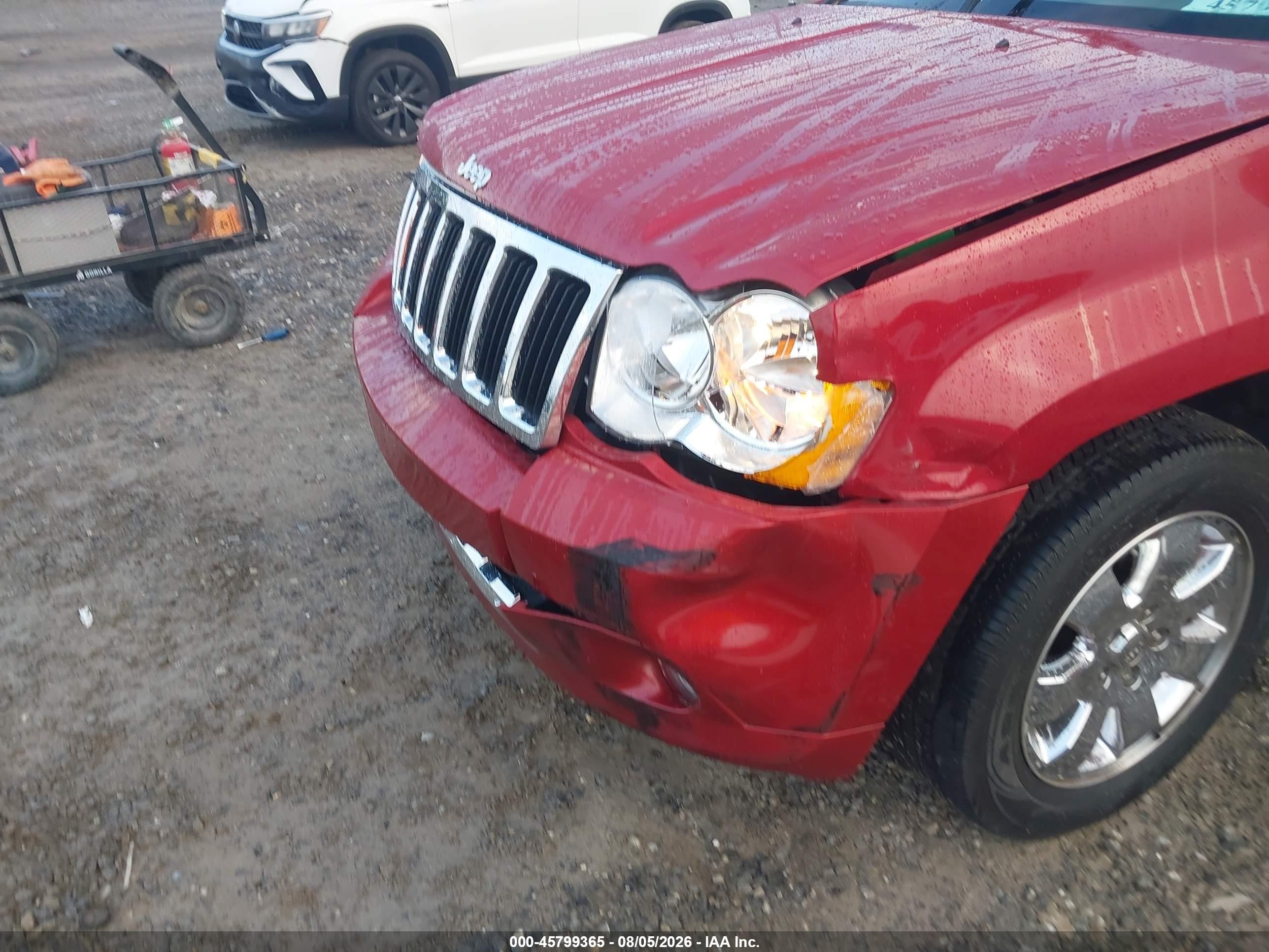2010 Jeep Grand Cherokee Limited Красный vin: 1J4PR5GK9AC111407