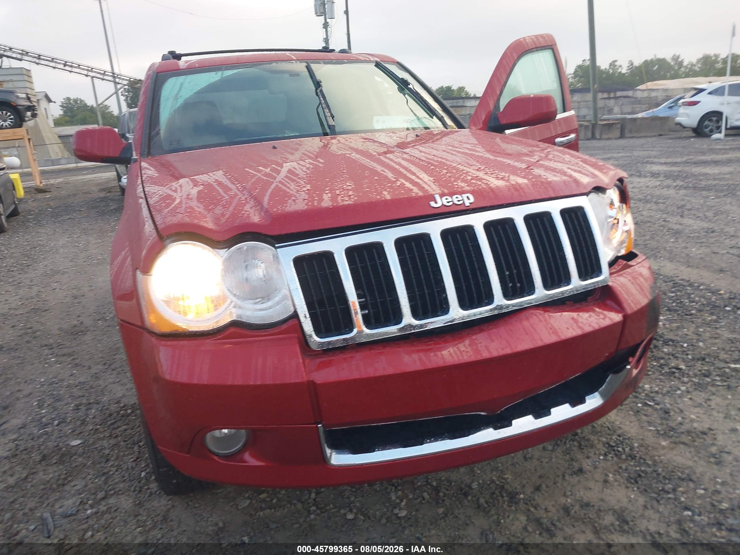 2010 Jeep Grand Cherokee Limited Красный vin: 1J4PR5GK9AC111407
