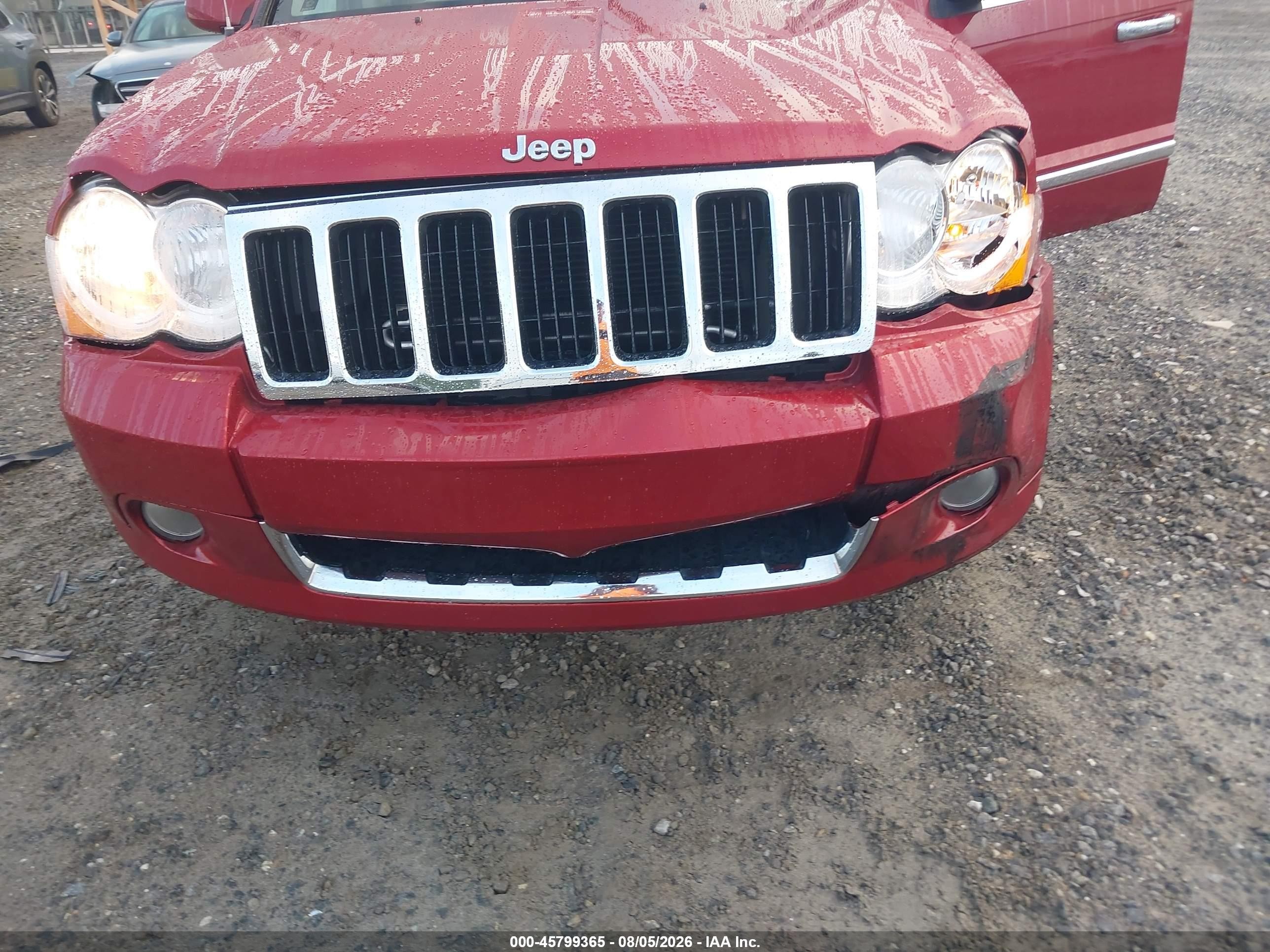 2010 Jeep Grand Cherokee Limited Красный vin: 1J4PR5GK9AC111407