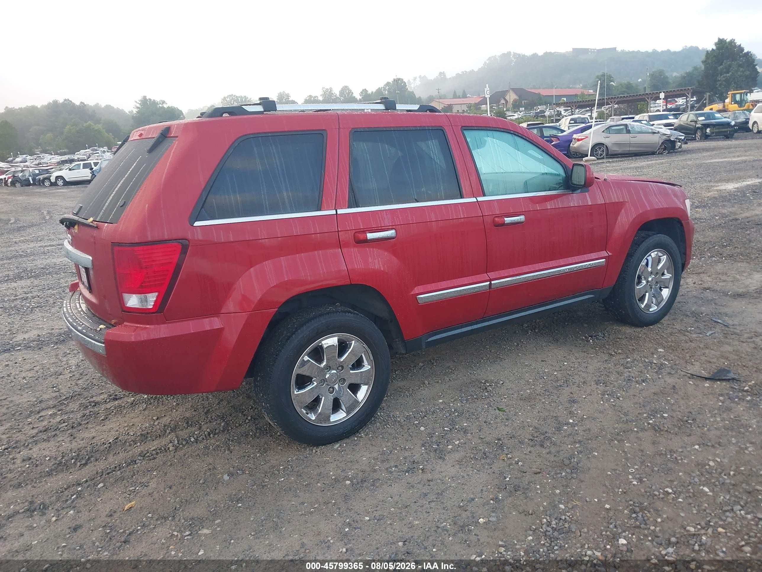 2010 Jeep Grand Cherokee Limited Красный vin: 1J4PR5GK9AC111407
