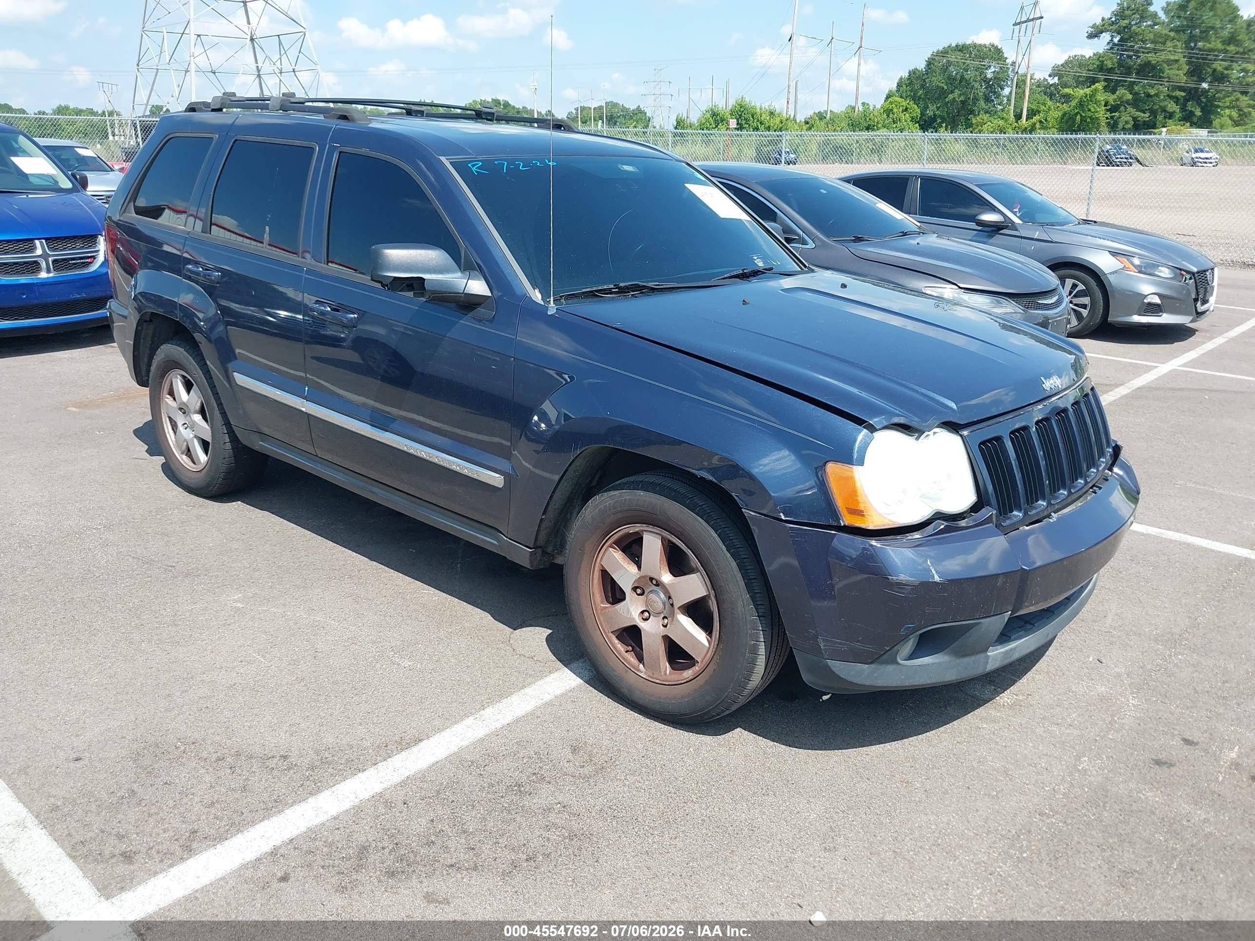 2010 Jeep Grand Cherokee Laredo Blue vin: 1J4PS4GK0AC148005