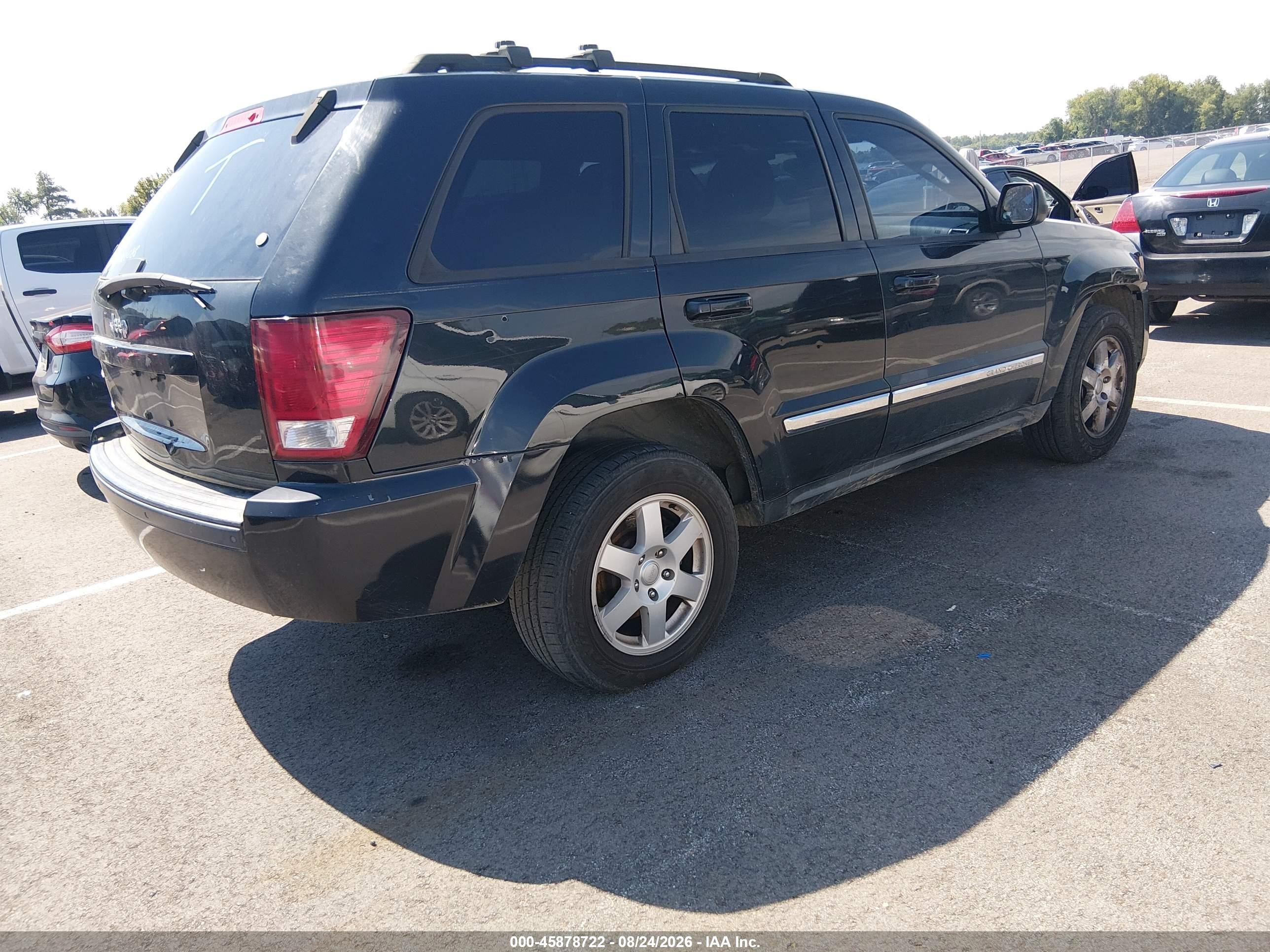 2010 Jeep Grand Cherokee Laredo Black vin: 1J4PS4GK2AC140584