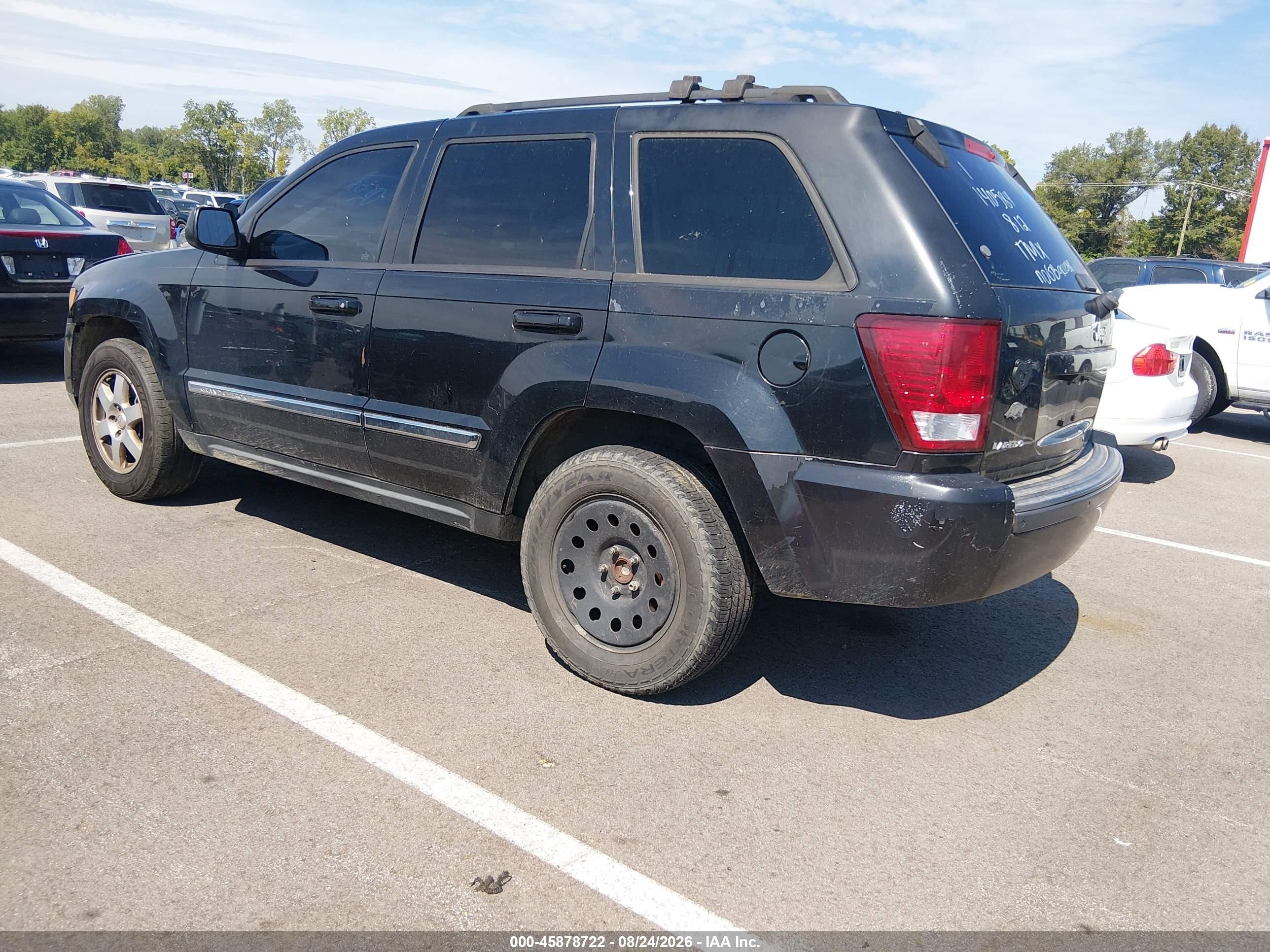 2010 Jeep Grand Cherokee Laredo Black vin: 1J4PS4GK2AC140584