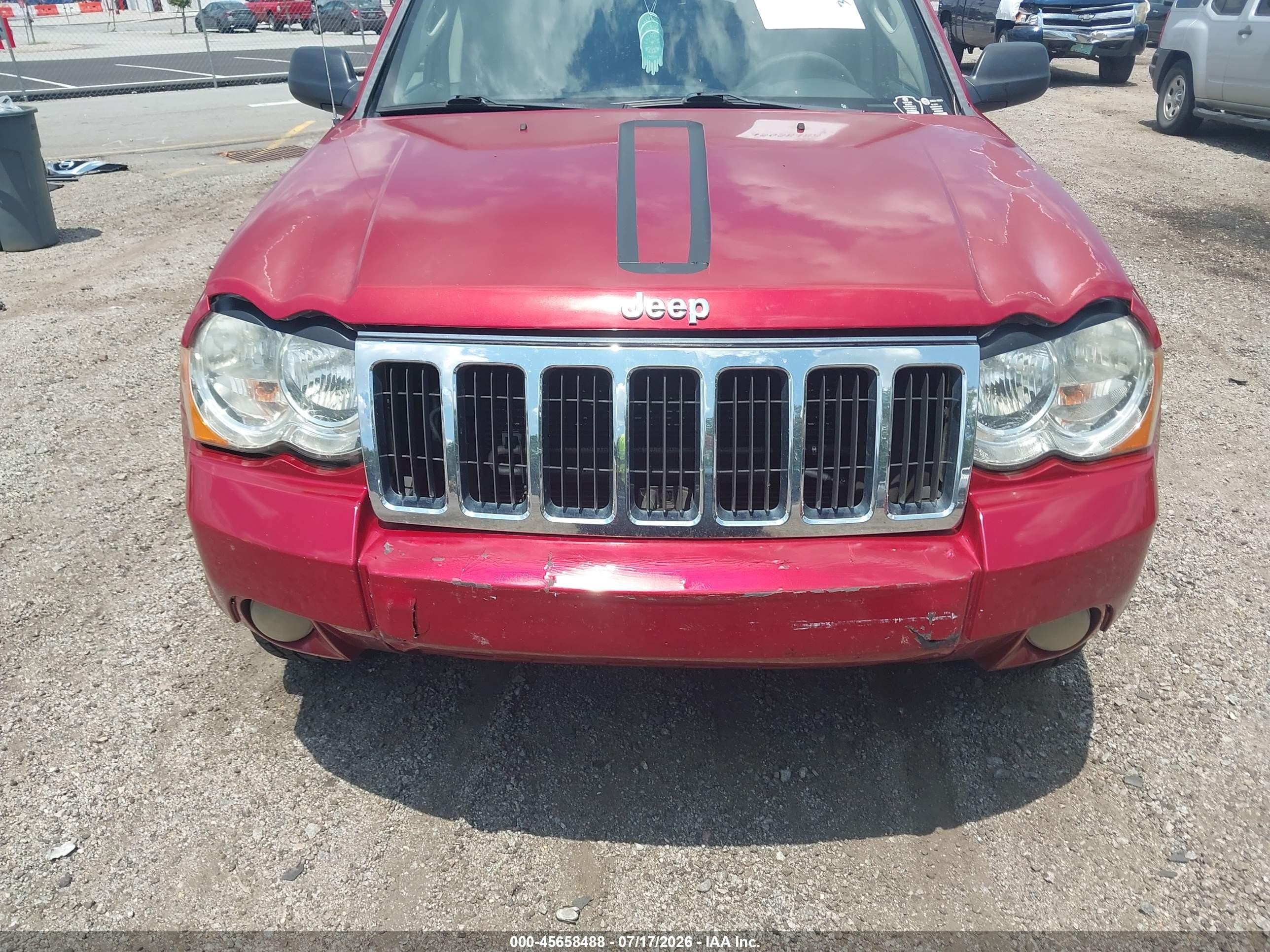 2010 Jeep Grand Cherokee Laredo Red vin: 1J4PS4GK5AC121219